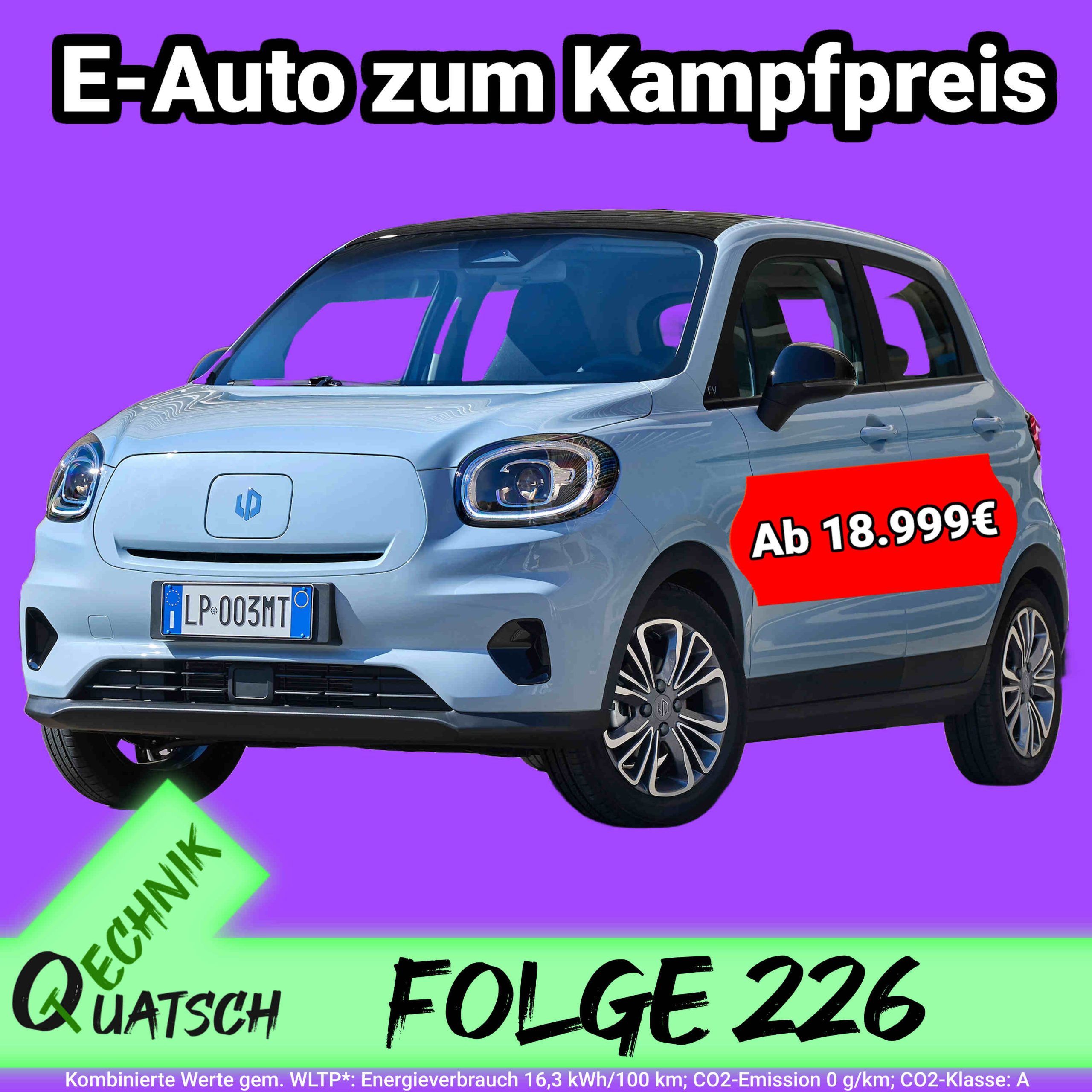 TQ226: Elektro-Kleinstwagen Leapmotor T03 für unter 19K; Intel Core Ultra 285K nicht schneller, aber effizienter als 14900K; Piracy verursacht 20% Umsatzverlust im Median