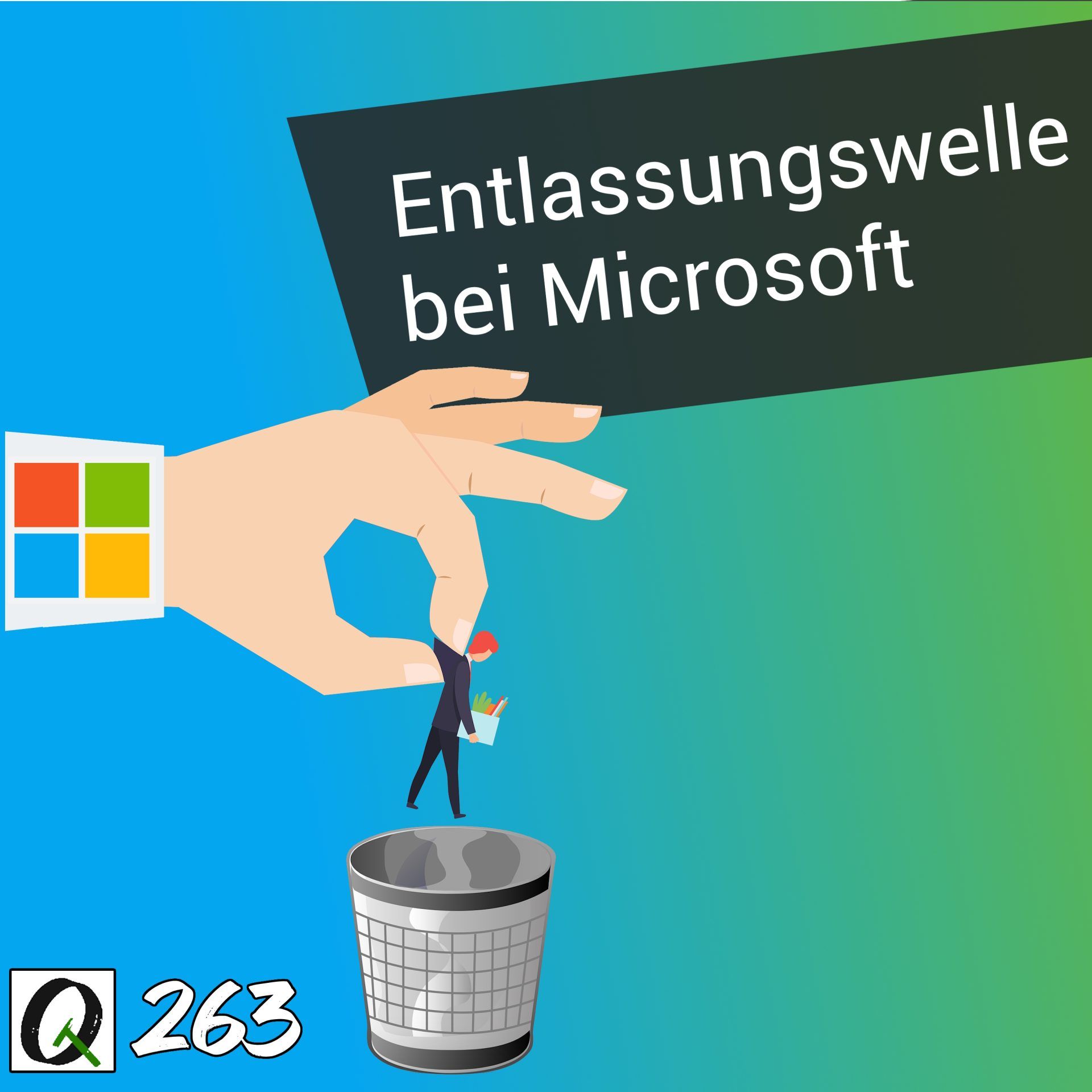 TQ263: Microsoft entlässt 9000 Leute, Studioschließungen und Projekteinstellungen bei Xbox; Initiative „Stop Destroying Videogames“ mit über 1 Million Unterschriften; Heise übernimmt Mindfactory