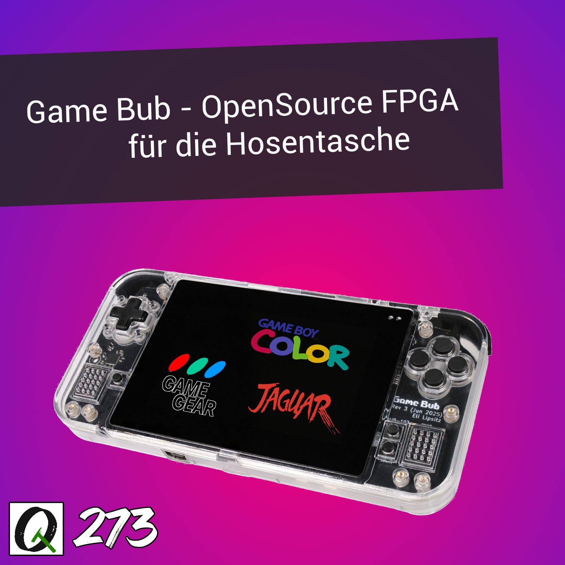 TQ273: Game Bub – OpenSource-FPGA für die Hosentasche; Apple iPhone 17 Air – dünnstes iPhone als Zwischenschritt zum iPhone Foldable; VW ID. Cross und ID. Polo (aka ID.2) – endlich normale Autos