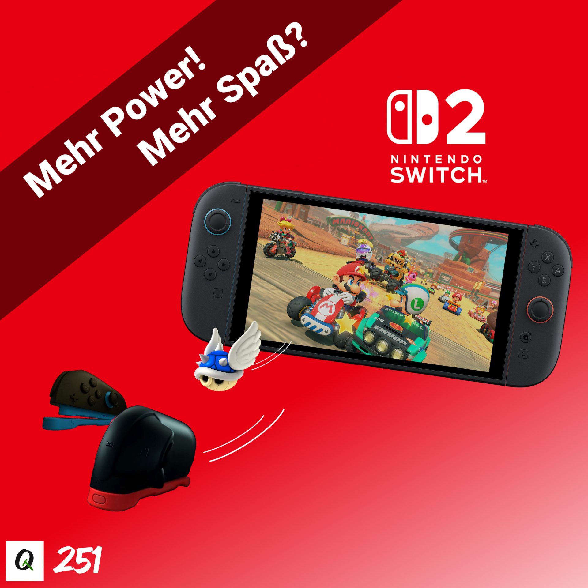 TQ251: Nintendo Switch 2 für 469€ vorgestellt, Display mit 1080p, 120Hz und HDR, Gameshare, Chatfunktion mit Video, Joycon 2 mit Mausfunktion, keine Vorbestellung in den USA wg. Trumps Zöllen