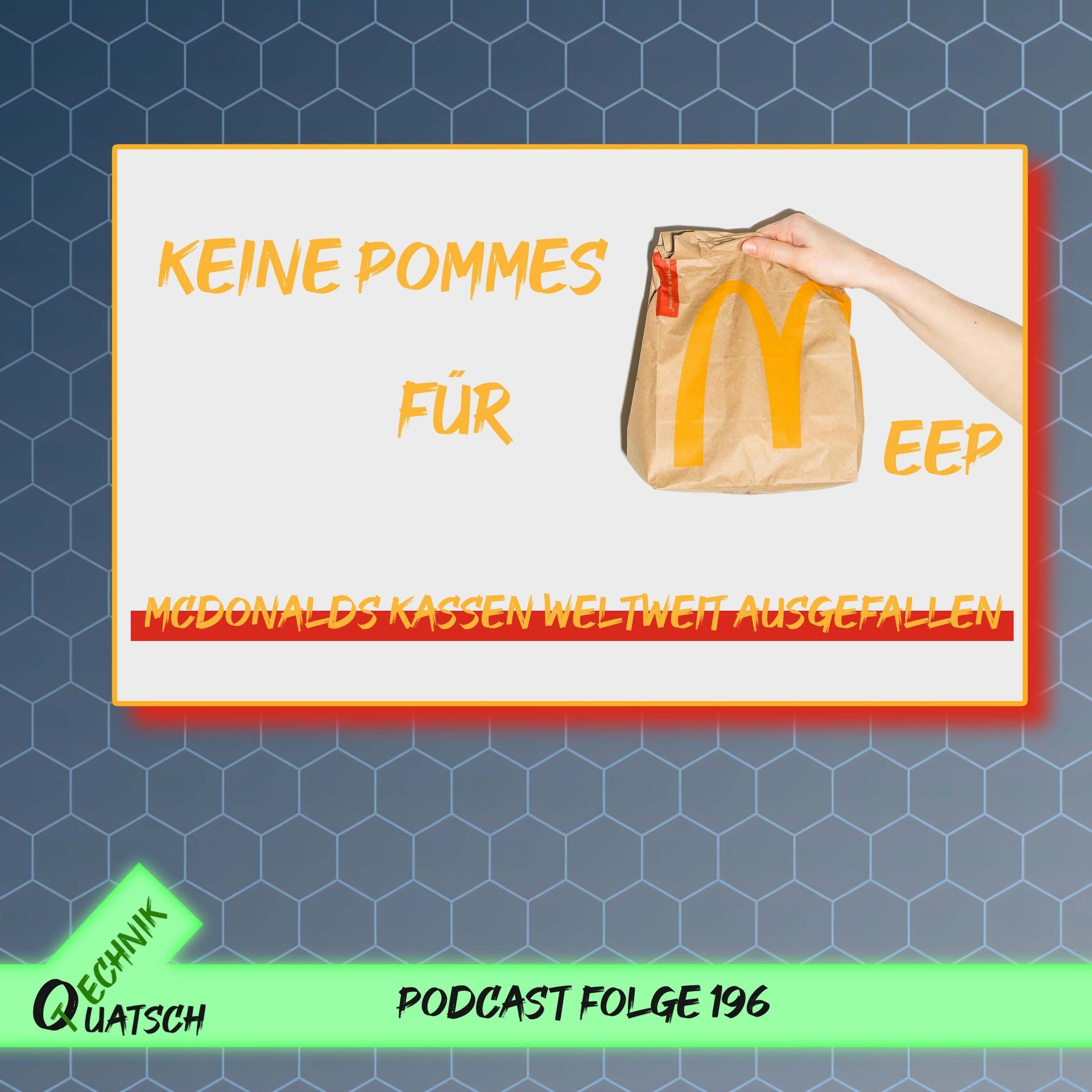 Folge 196: weltweiter Ausfall von Bezahlsystem bei McDonalds, PS5 Pro mit KI-Upscaler, Embracer verkauft Saber Interactive, Meeps verschwundener RAM