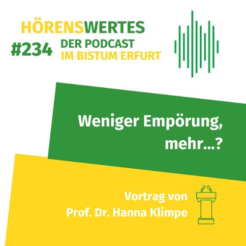 Weniger Empörung, mehr...?