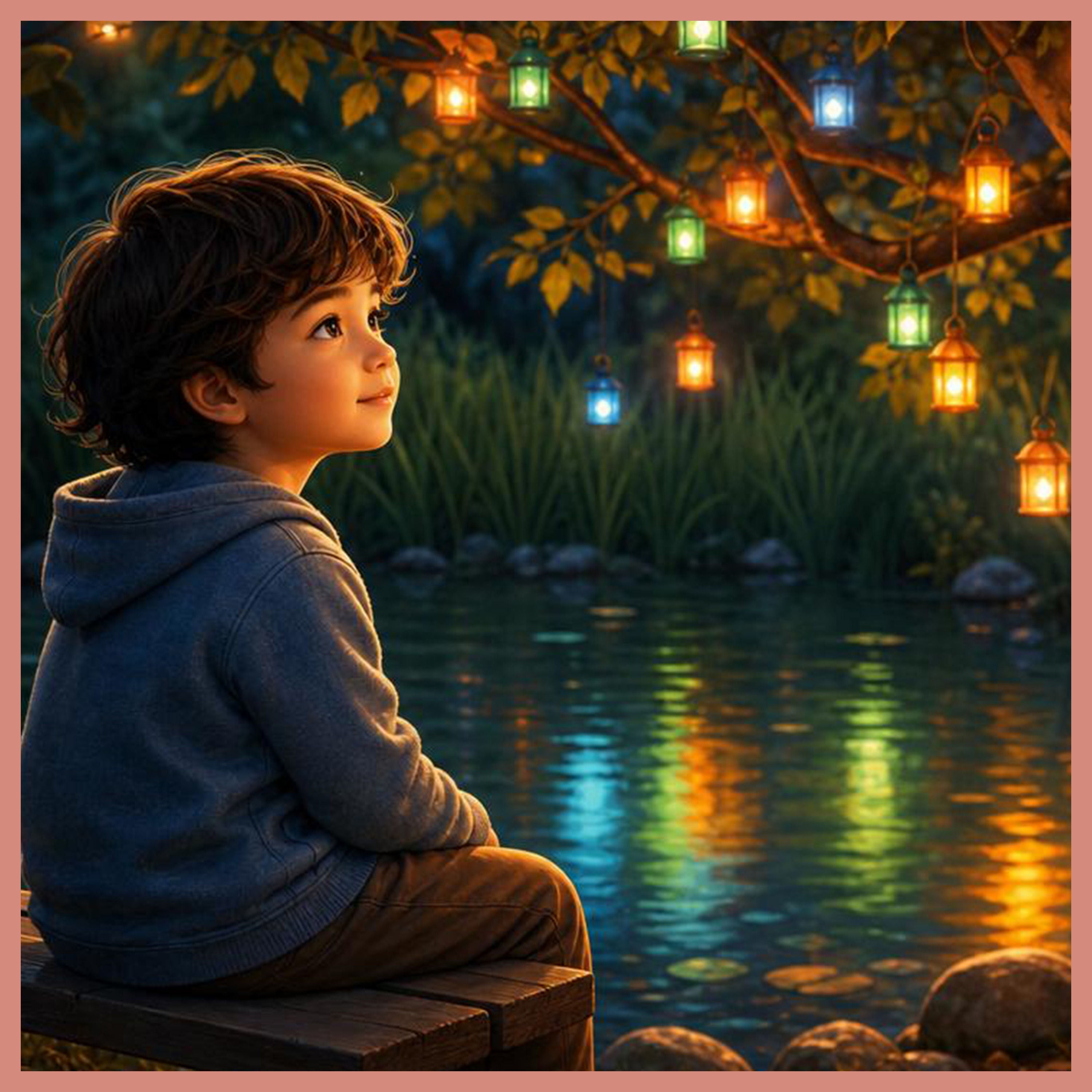 Der Laternenbaum – Fantasiereise für Kinder zum Malen