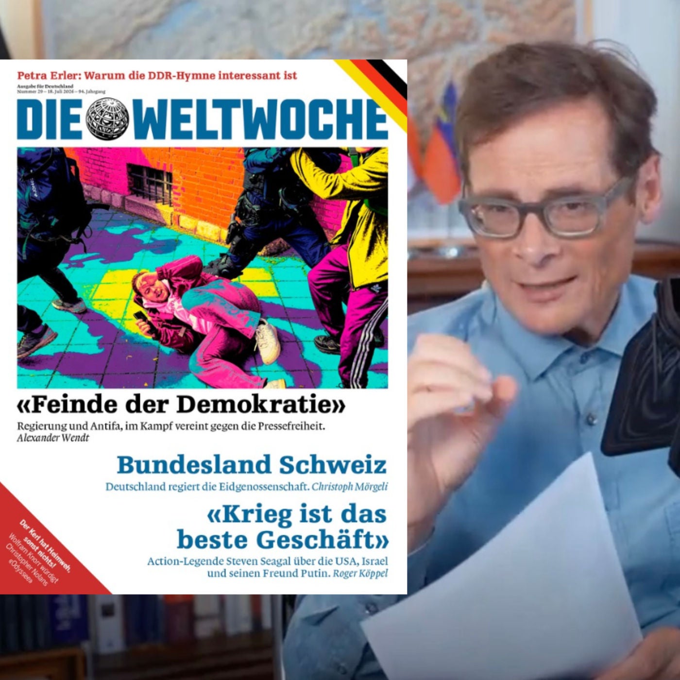 Deutschland gegen den Kabarettisten Uwe Steimle: Unrecht und Verhältnisblödsinn - Vorschau