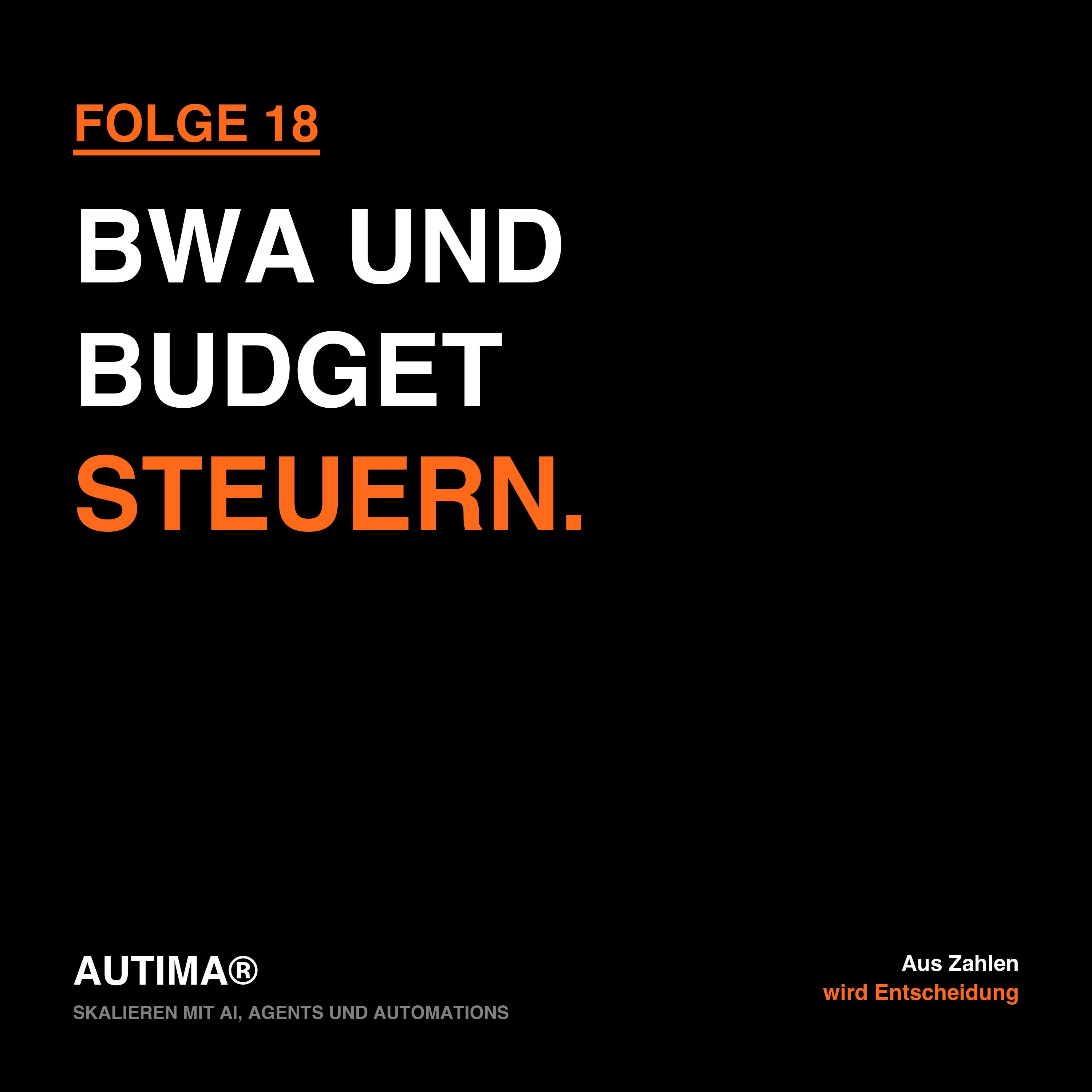 Folge 18: Skalieren mit AI, Agents und Automations: BWA-Analyse und Budget-Forecast