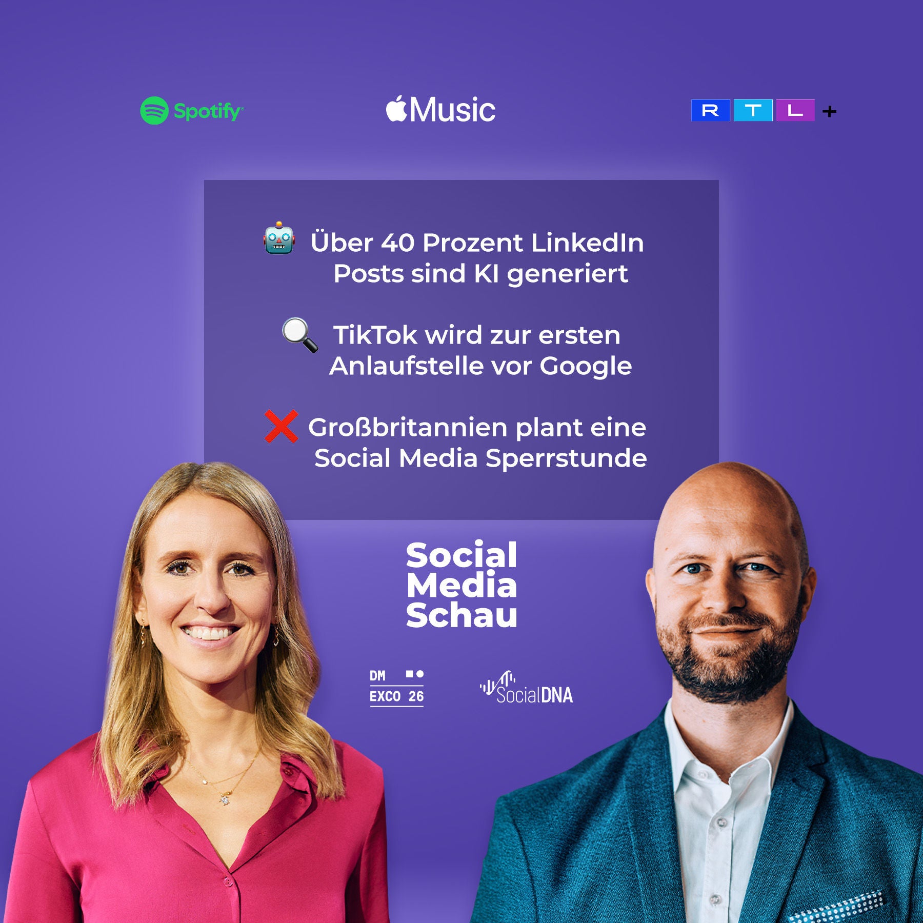 KI auf LinkedIn | TikTok vor Google | Social Media Sperrstunde? #SMS14