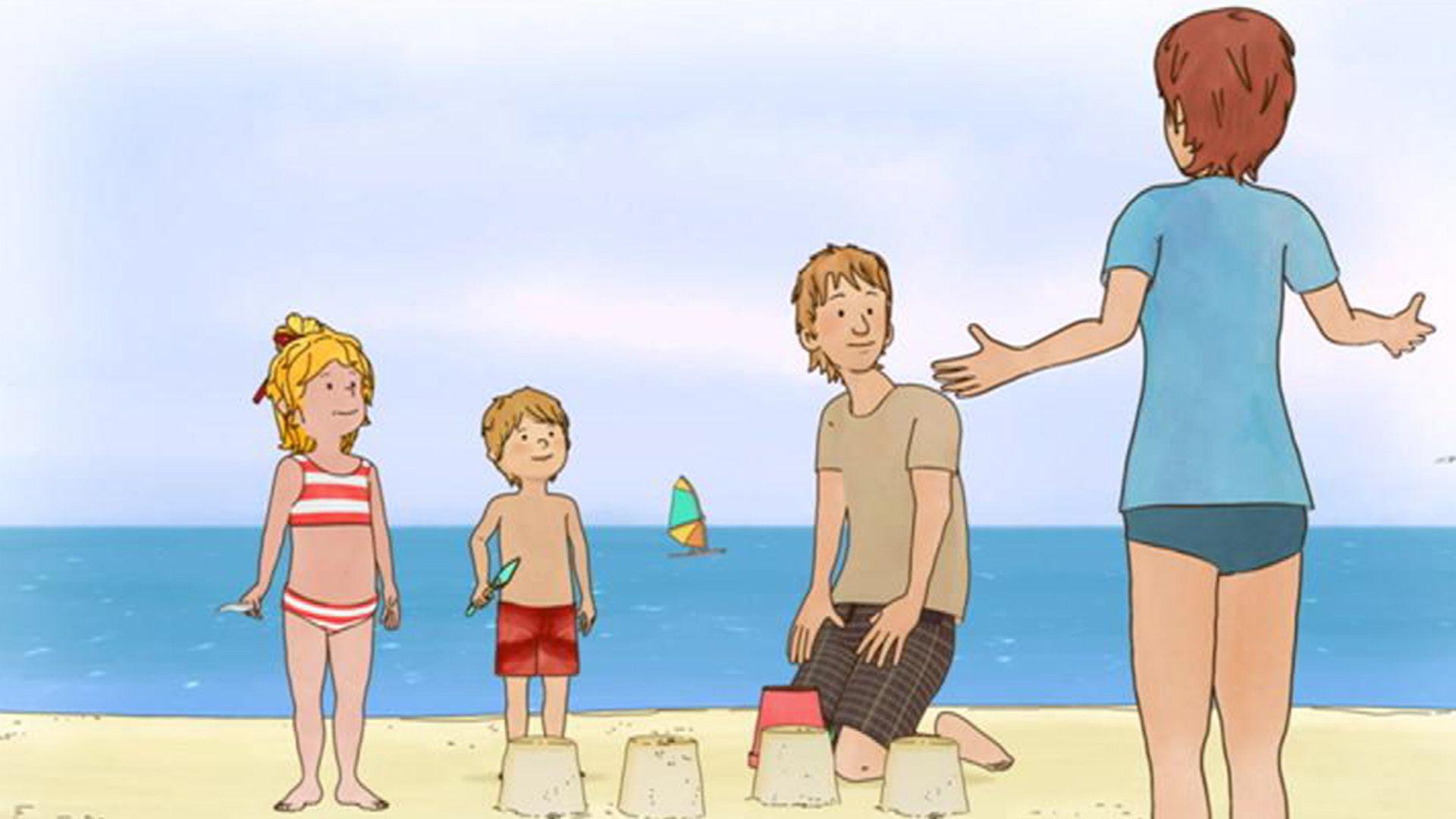 Conni am Strand