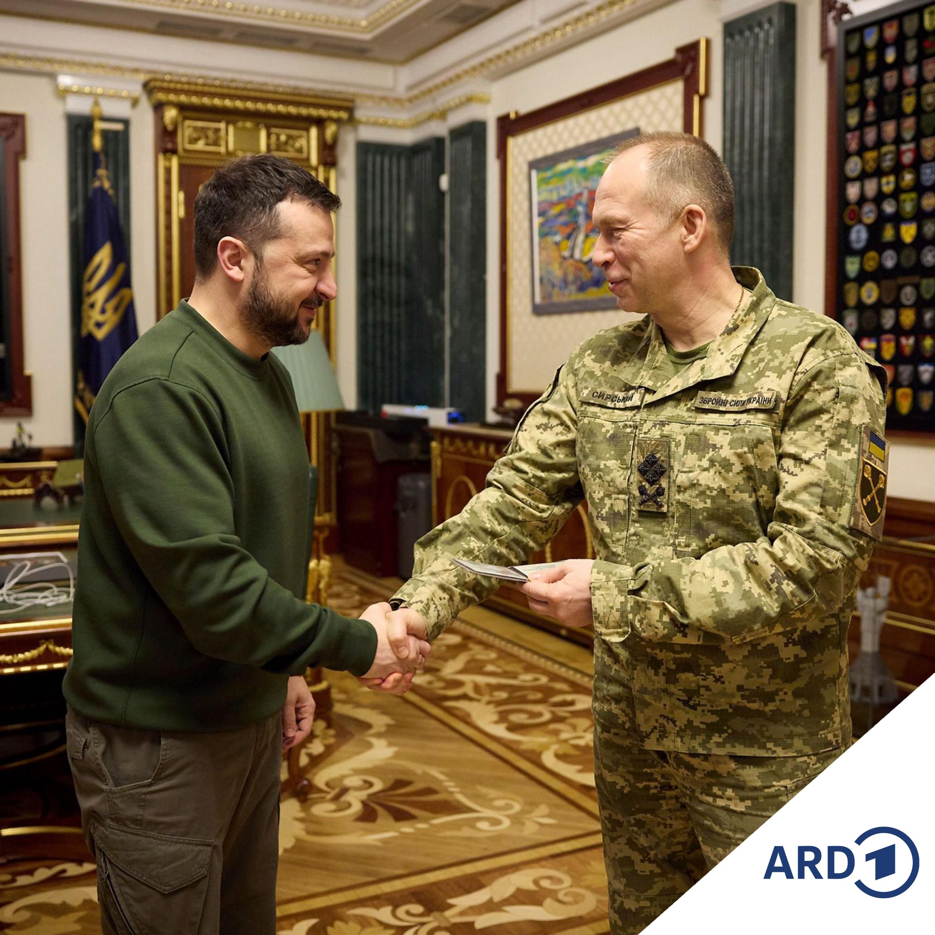 Selenskyi entlässt den Oberbefehlshaber der Armee Syrskyj