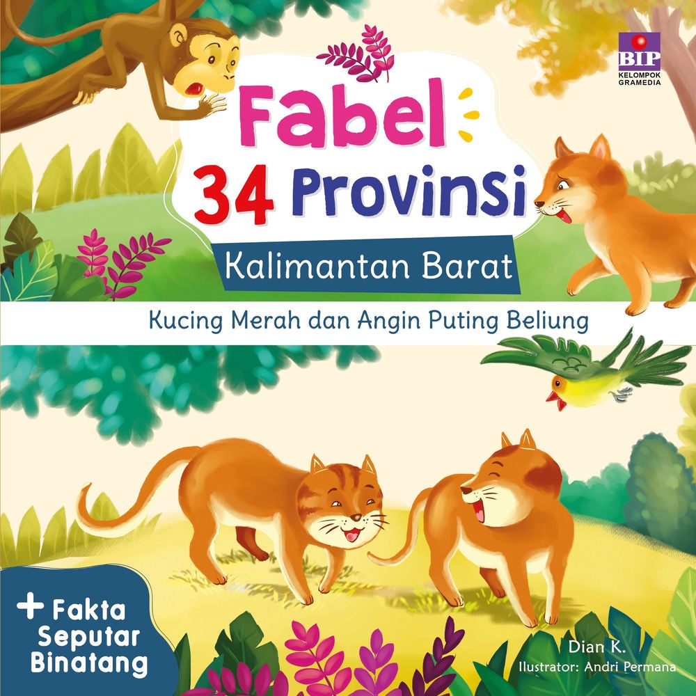 Seri Fabel, Kucing Merah dan Angin Puting Beliung
