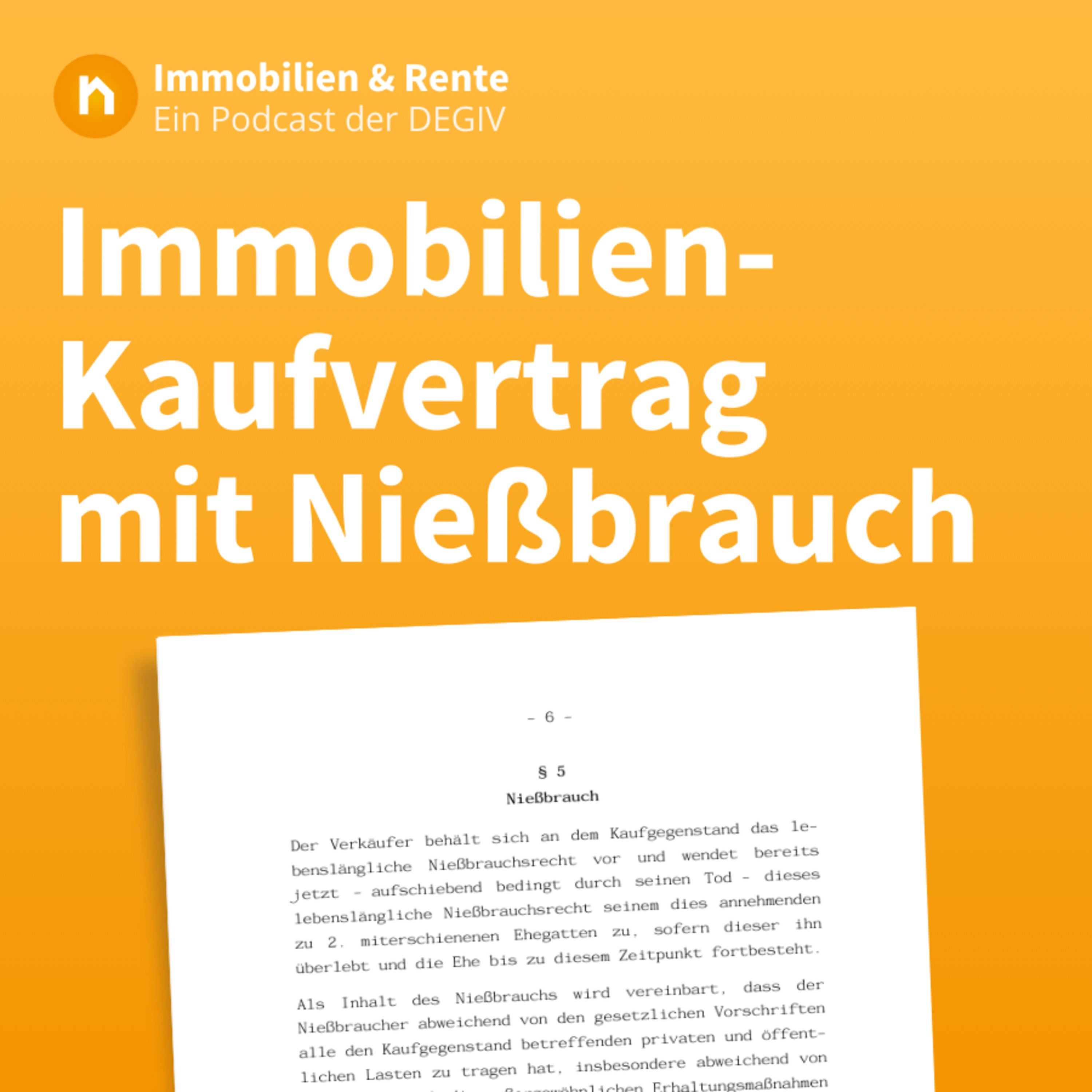 Nießbrauch-Kaufvertrag: Das müssen Immobilienbesitzer & Kapitalanleger wissen!
