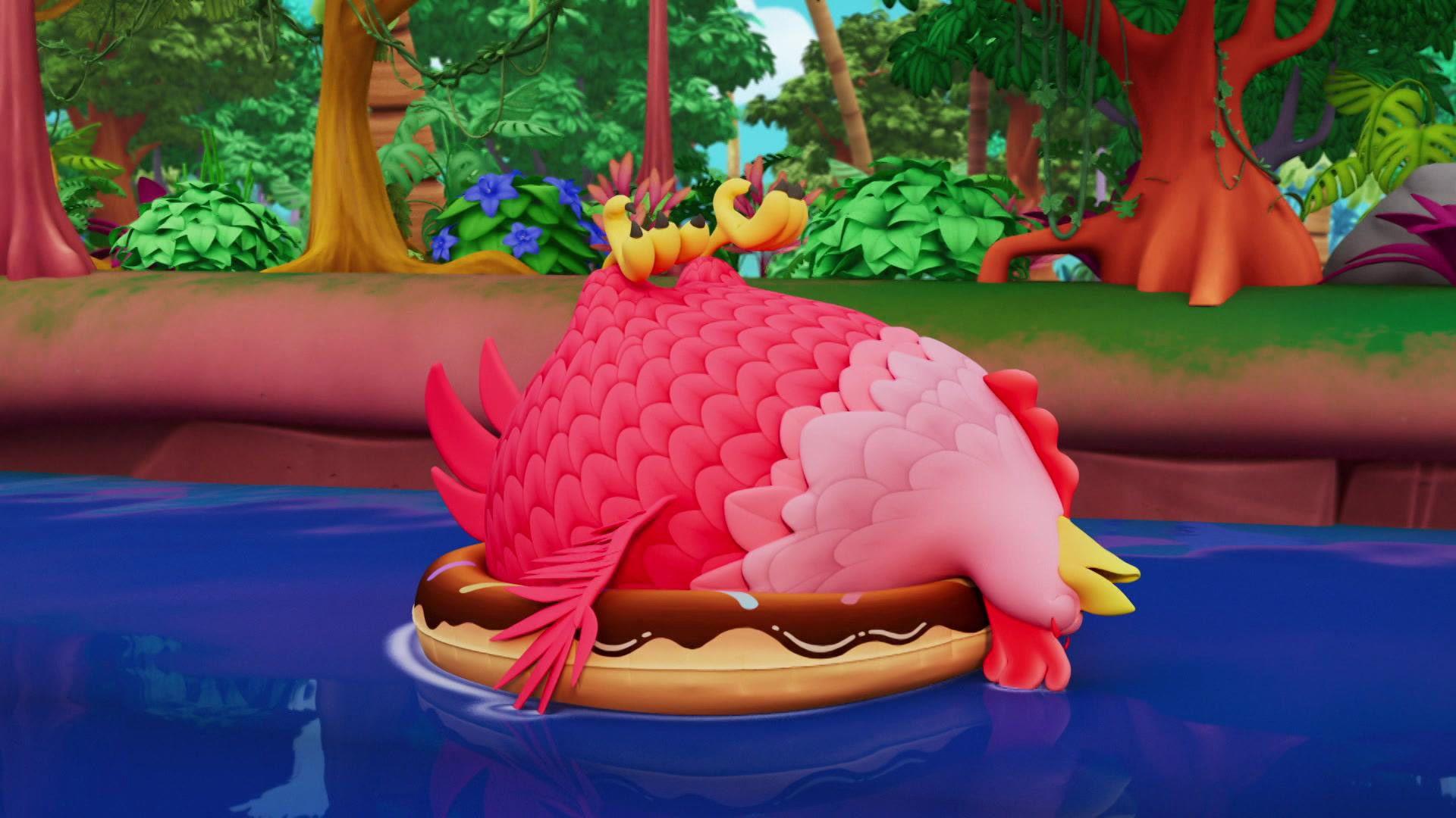 Das große rote Huhn