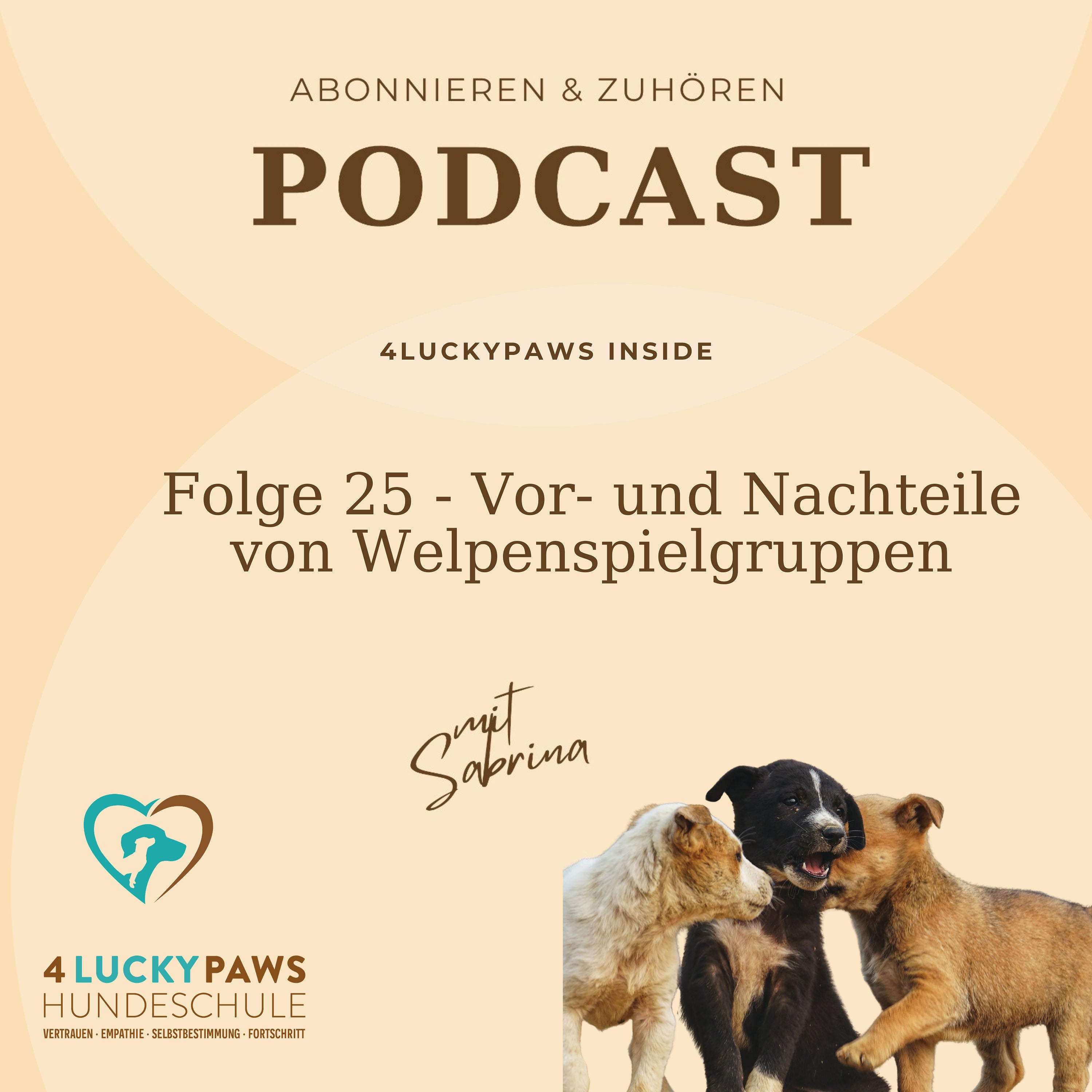 Folge 25 - Vor- und Nachteile von Welpenspielgruppen