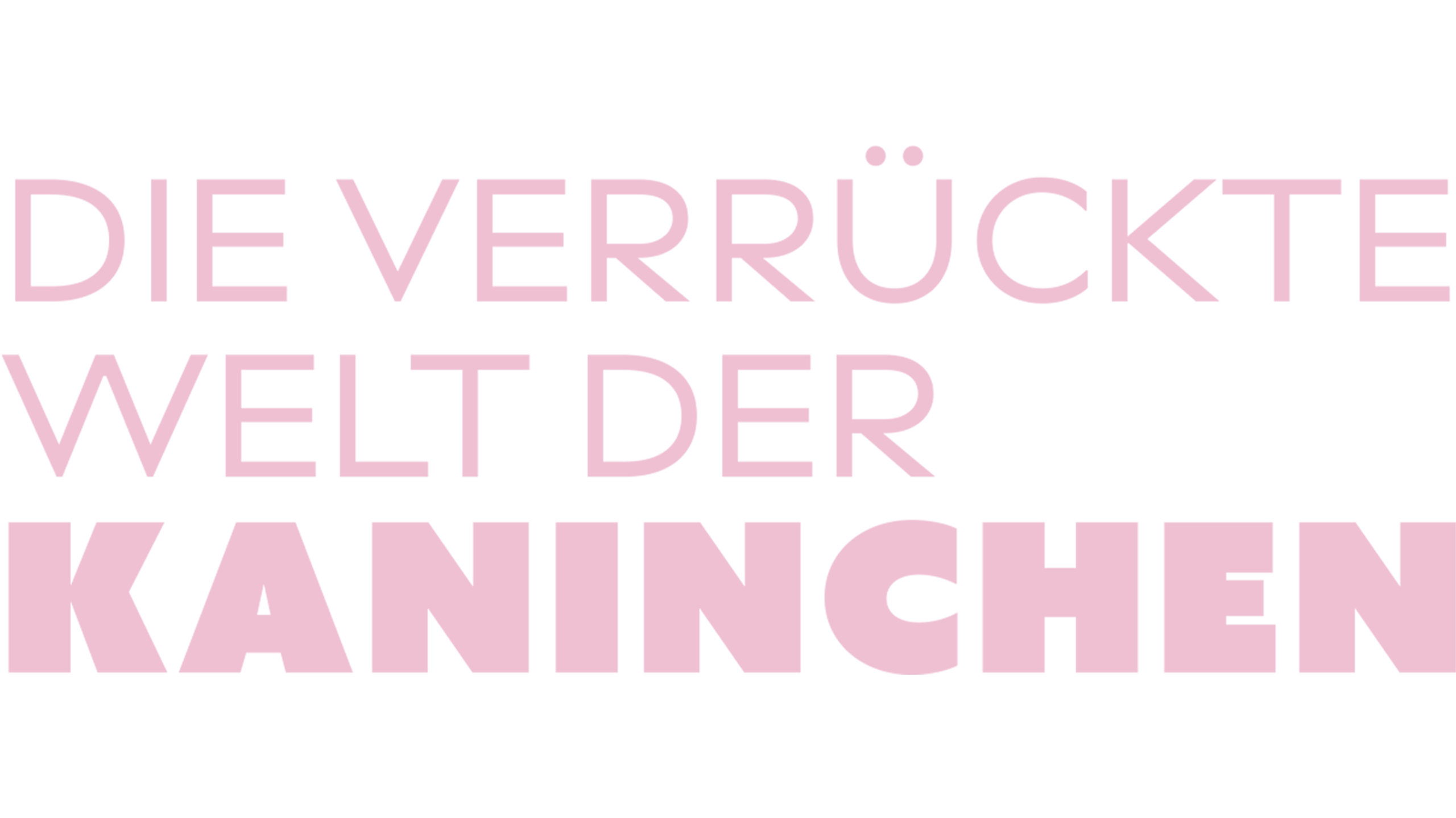 Die 	verrückte Welt der Kaninchen