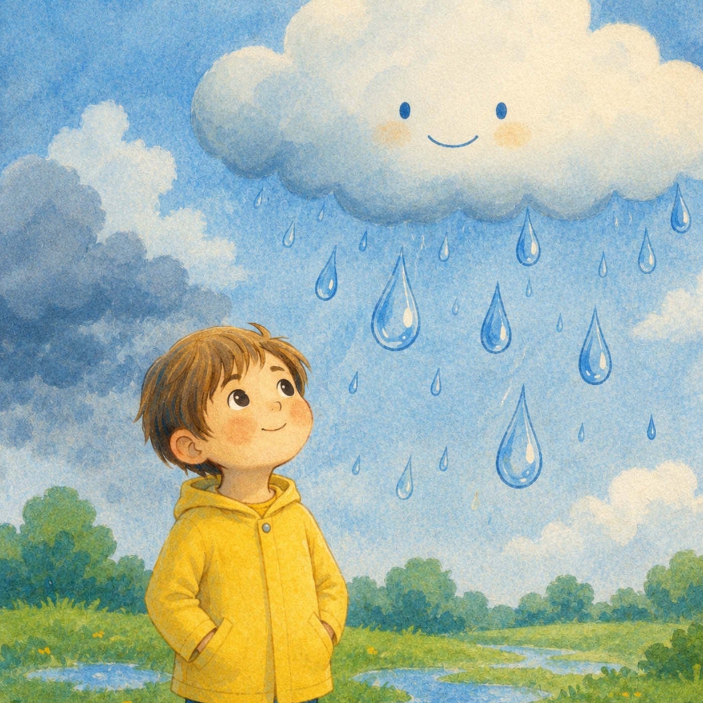 Warum eigentlich fällt Regen aus den Wolken?