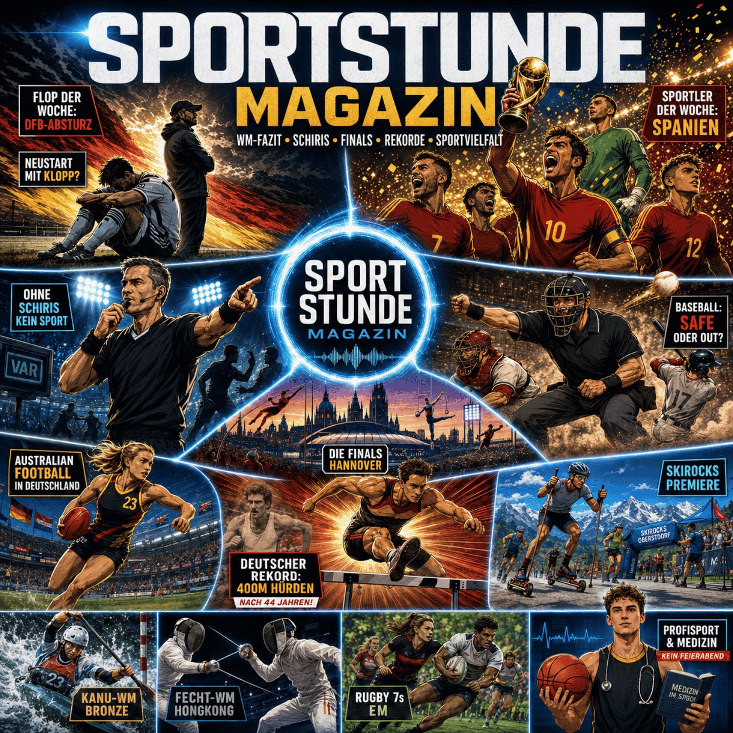WM-Fazit, Schiedsrichter, Australian Football, Finals und Rekorde