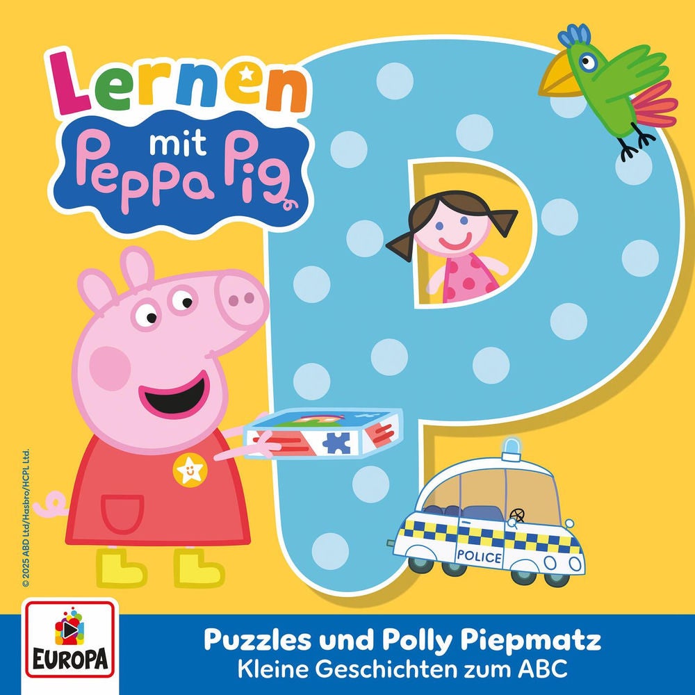 Das ABC - P - Puzzles und Polly Piepmatz