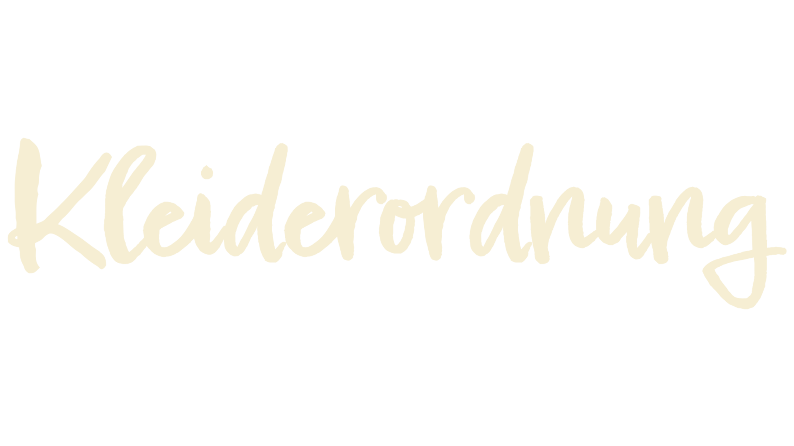 Die Kleiderordnung der Tiere