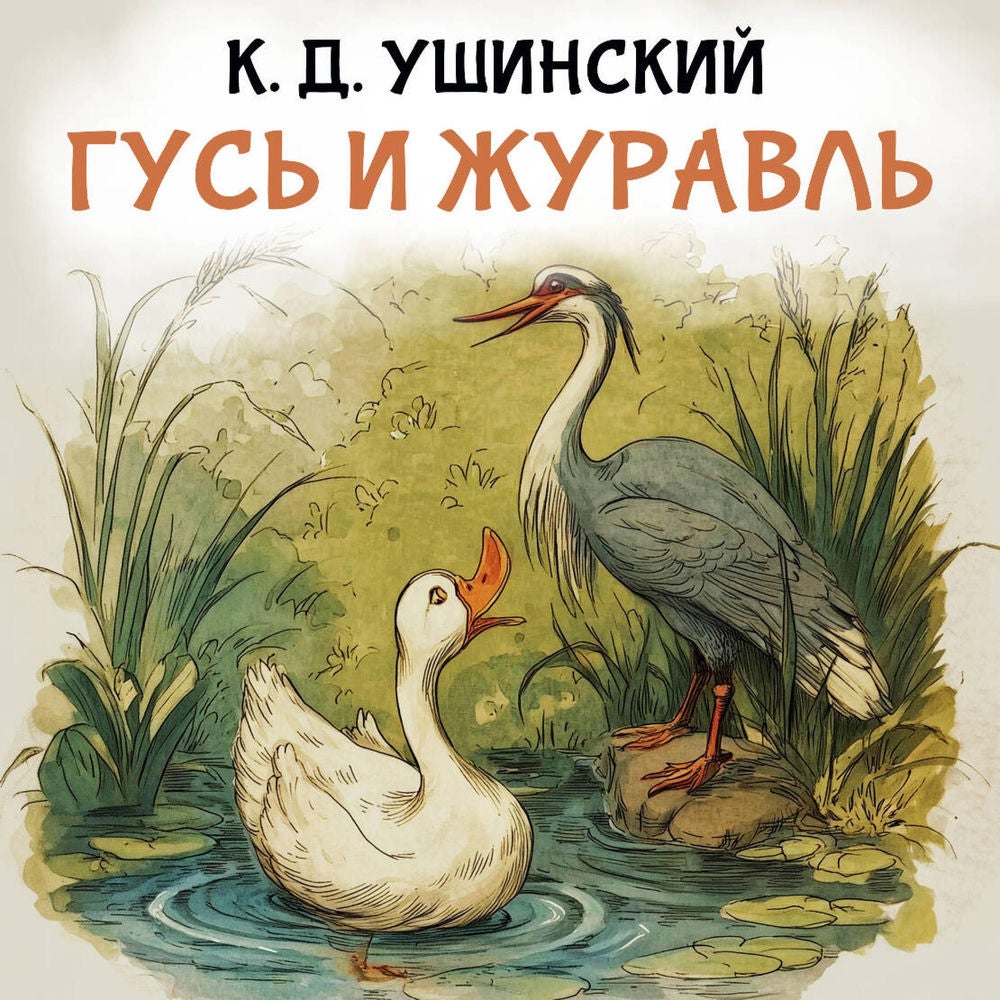 Гусь и журавль
