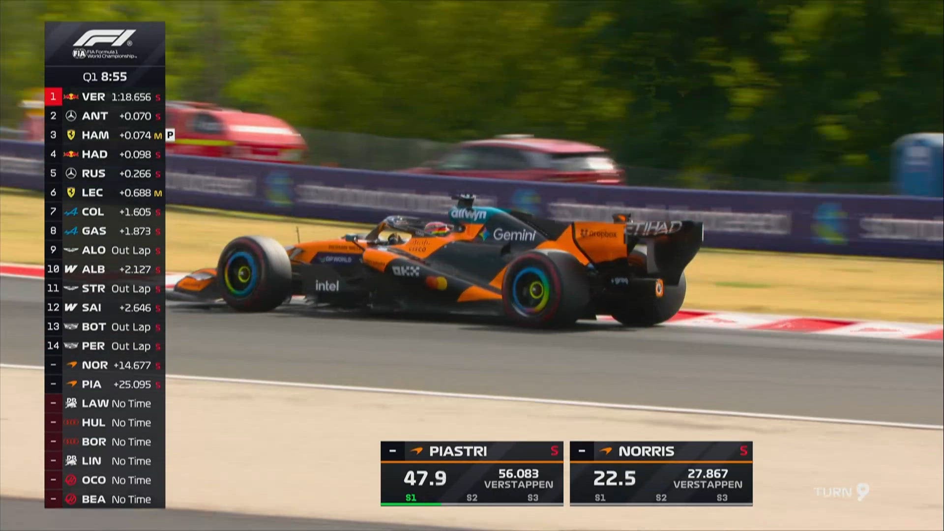 Formel 1: AWS Grand Prix von Ungarn 2026 - Qualifying