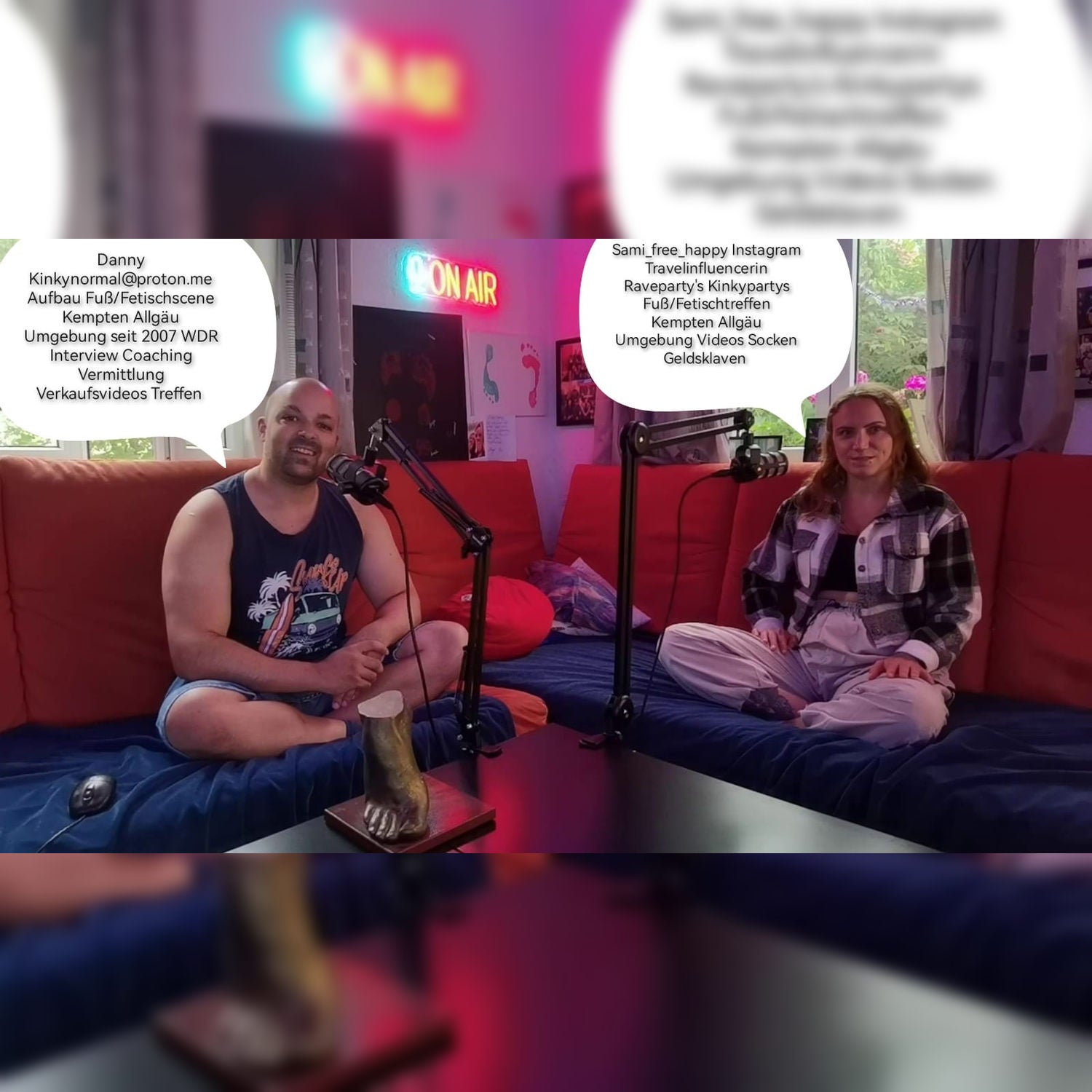 #009 Ravepartys Kempten Fuß Fetischtreffen Kinkypartys Videos Socken Geldsklaven Travelinfluencerin