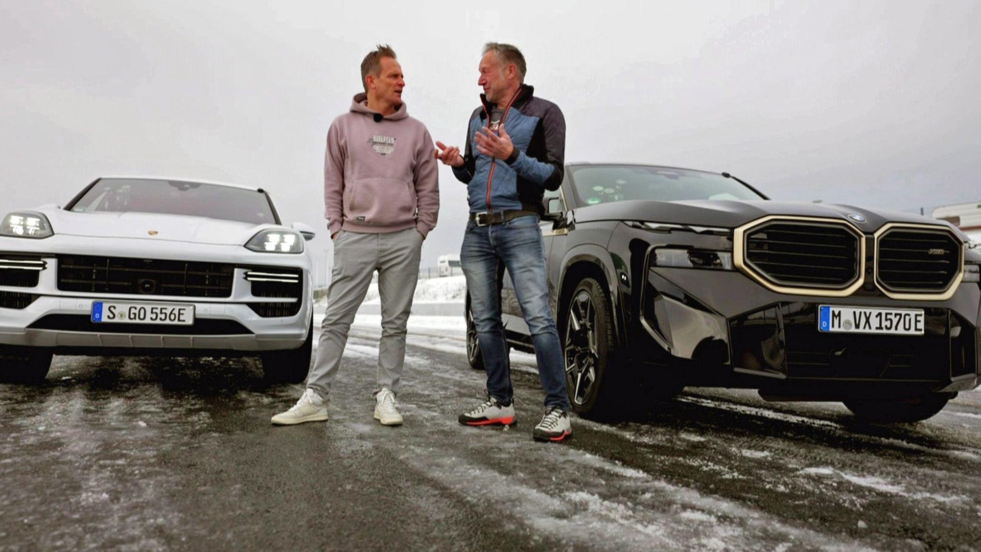 BMW XM gegen den Porsche Cayenne Turbo E-Hybrid