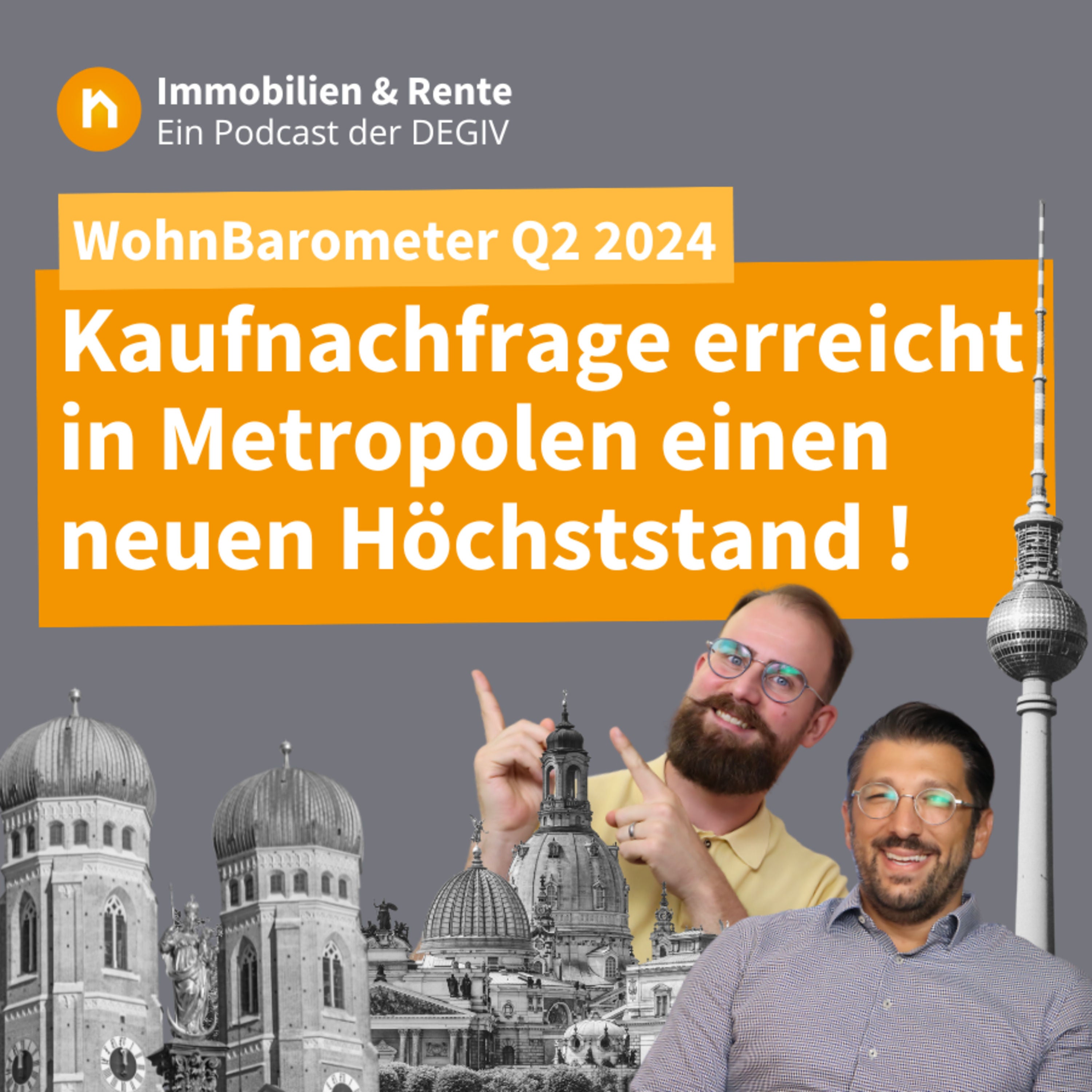 Der Immobilienmarkt erwacht zum Leben - Analyse des Immoscout Wohnbarometers Q2-2024
