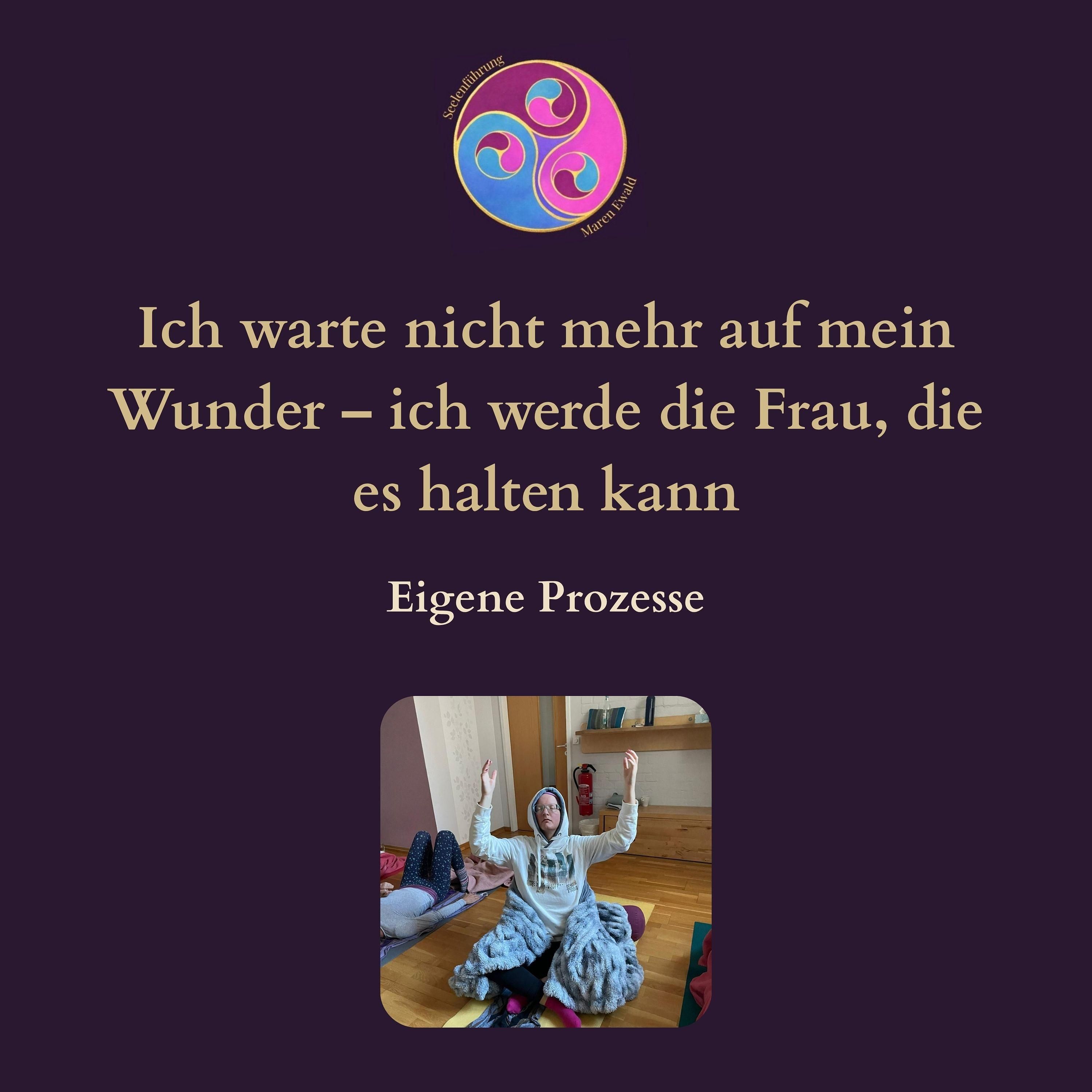 Prozess: Ich warte nicht mehr auf mein Wunder – ich werde die Frau, die es halten kann
