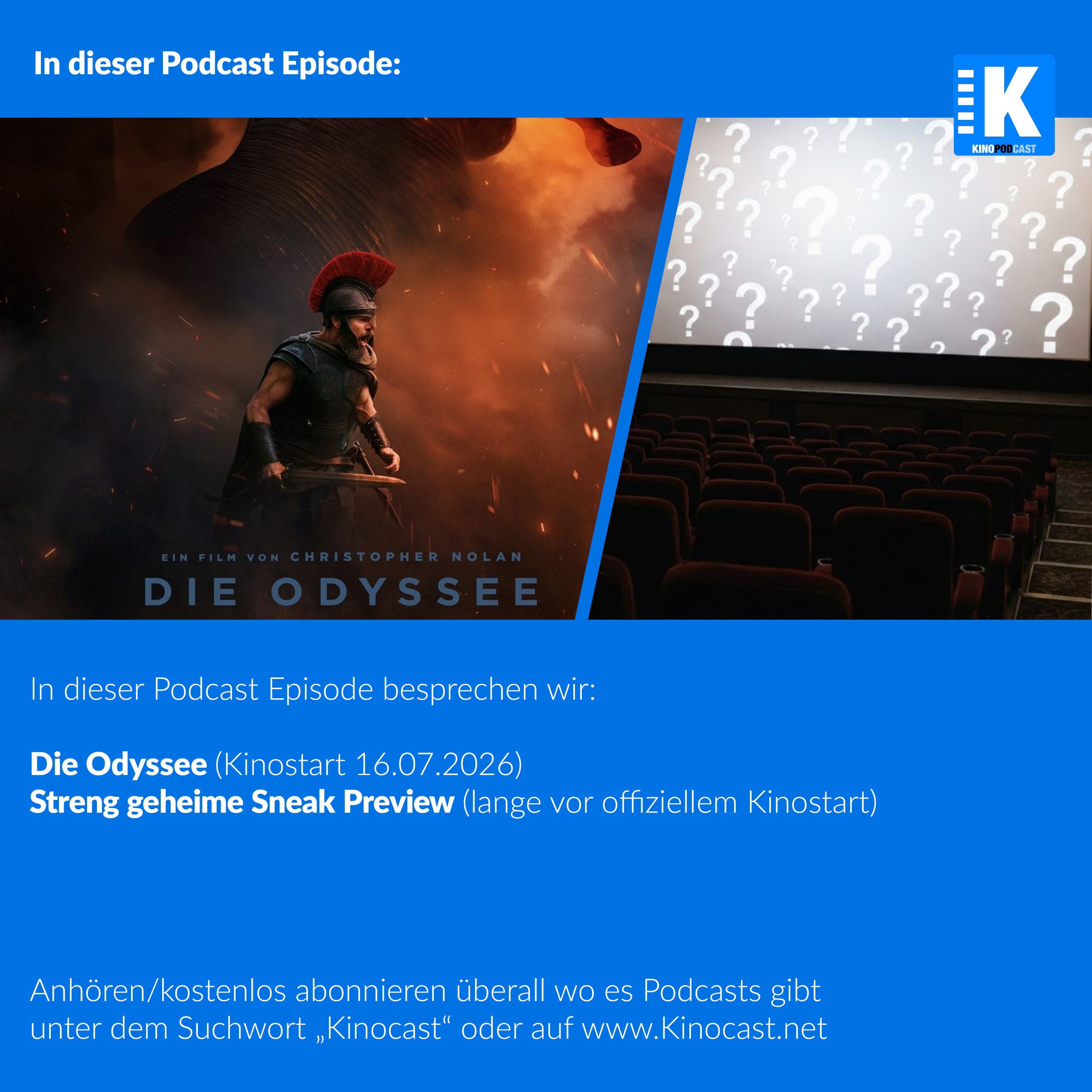 Die Odyssee | Und eine streng geheime Sneak Preview | #925