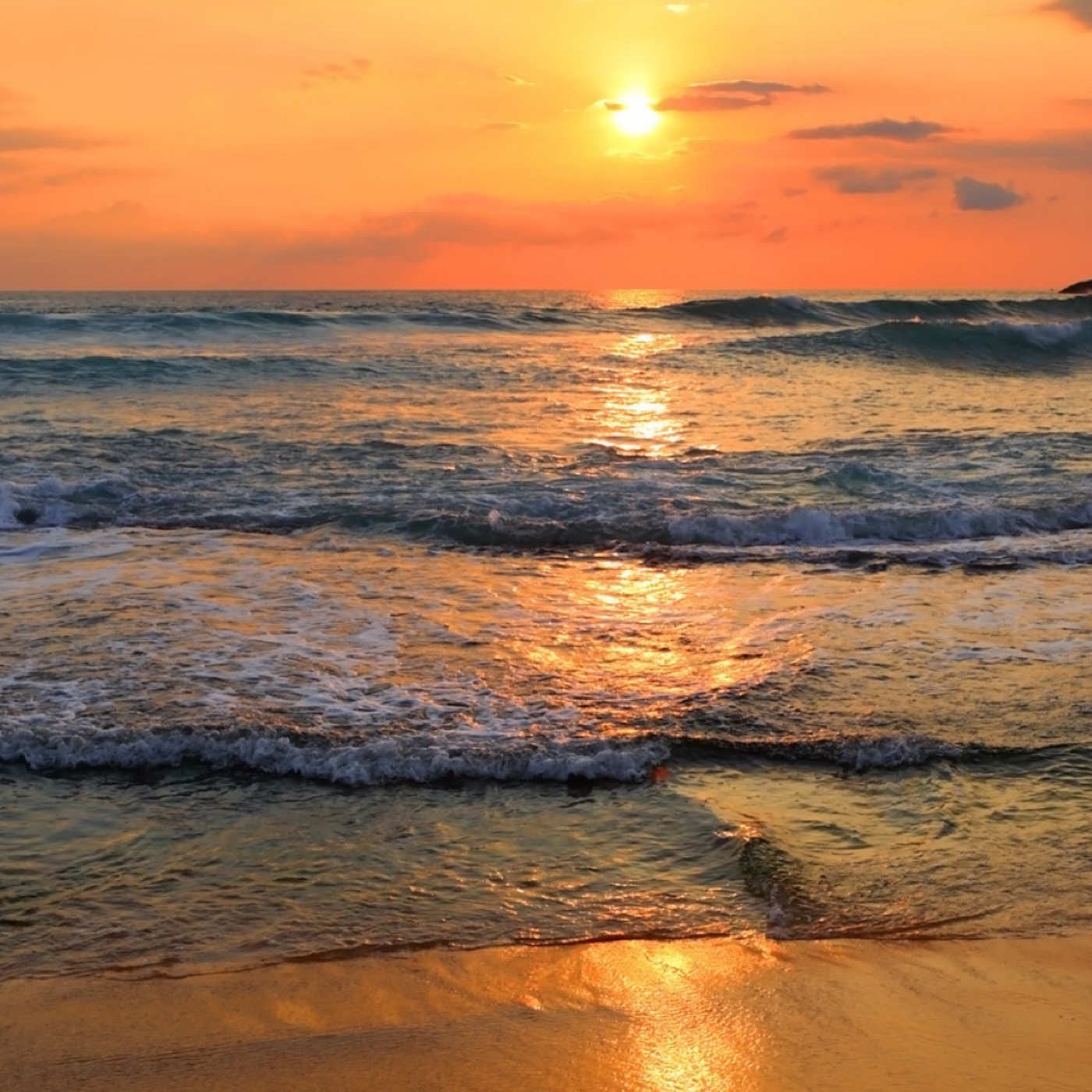 So, 26.07. - Traumreise an den Strand: Wellen, Abendlicht und tiefe Ruhe