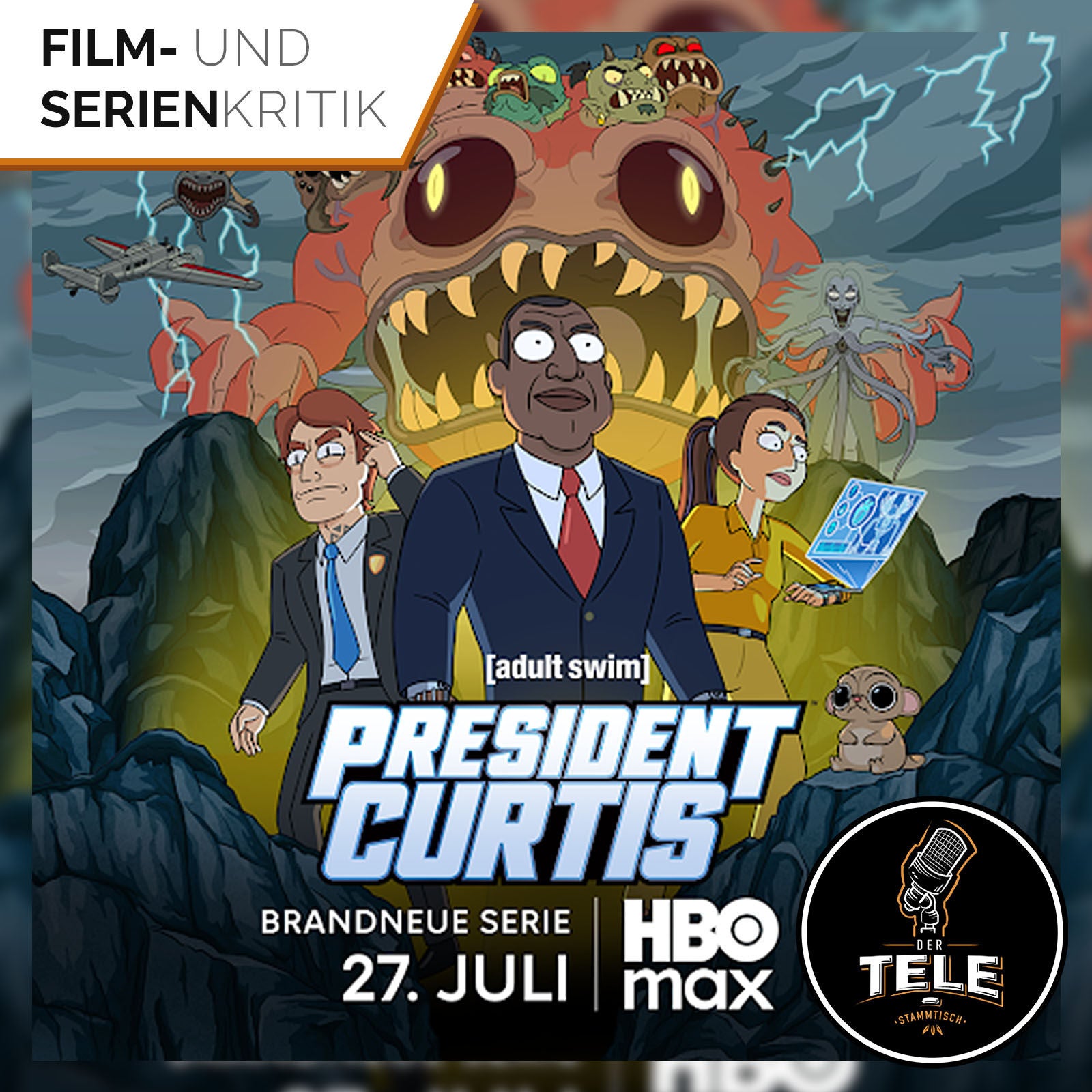 President Curtis (HBO Max) | Nach dem Staffel-Finale von "Rick & Morty": Lohnt sich das Spin-off der Kultserie?