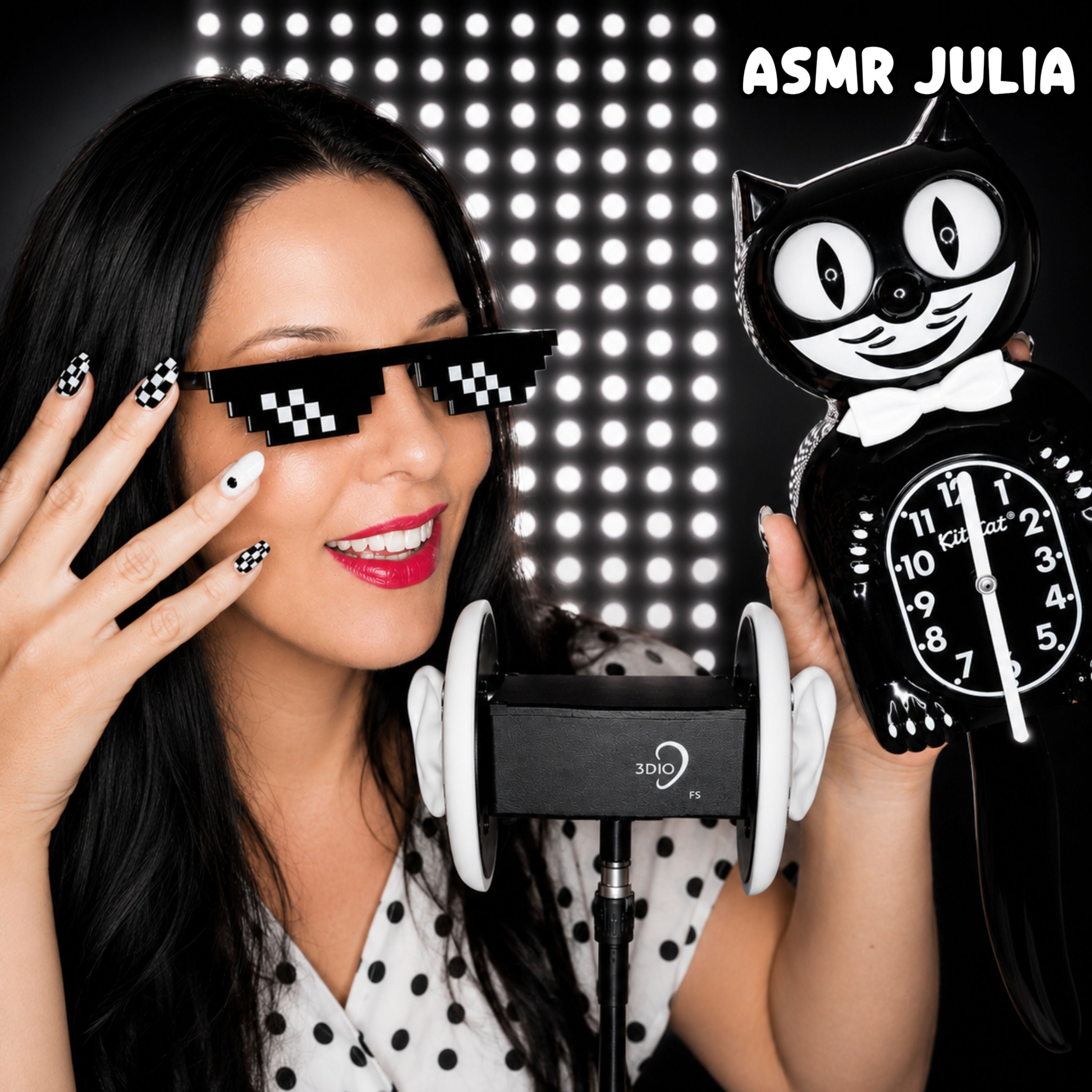 Black & White ASMR with My Twin 🤍🖤