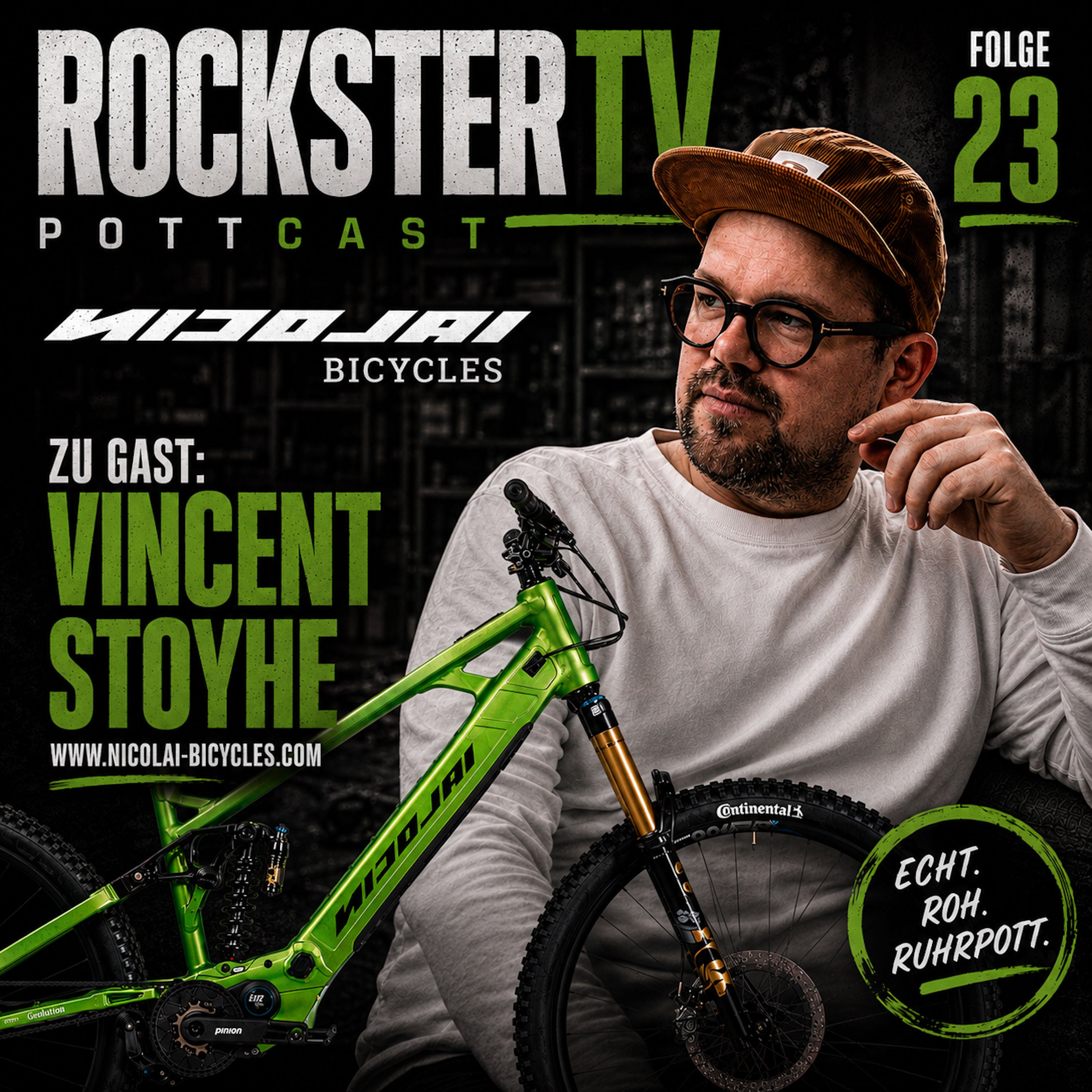 Pottcast 23 mit Vincent Stoyhe von NICOLAI Bicycles