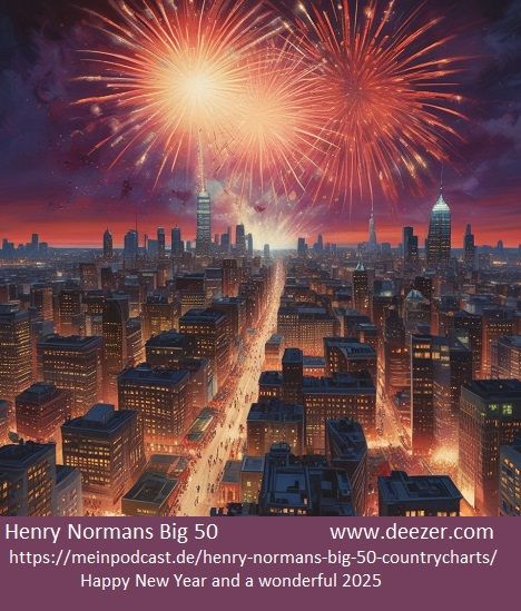 Henry Normans Big 50 Countrycharts 39, Silvesterspezial December, 30th 2024