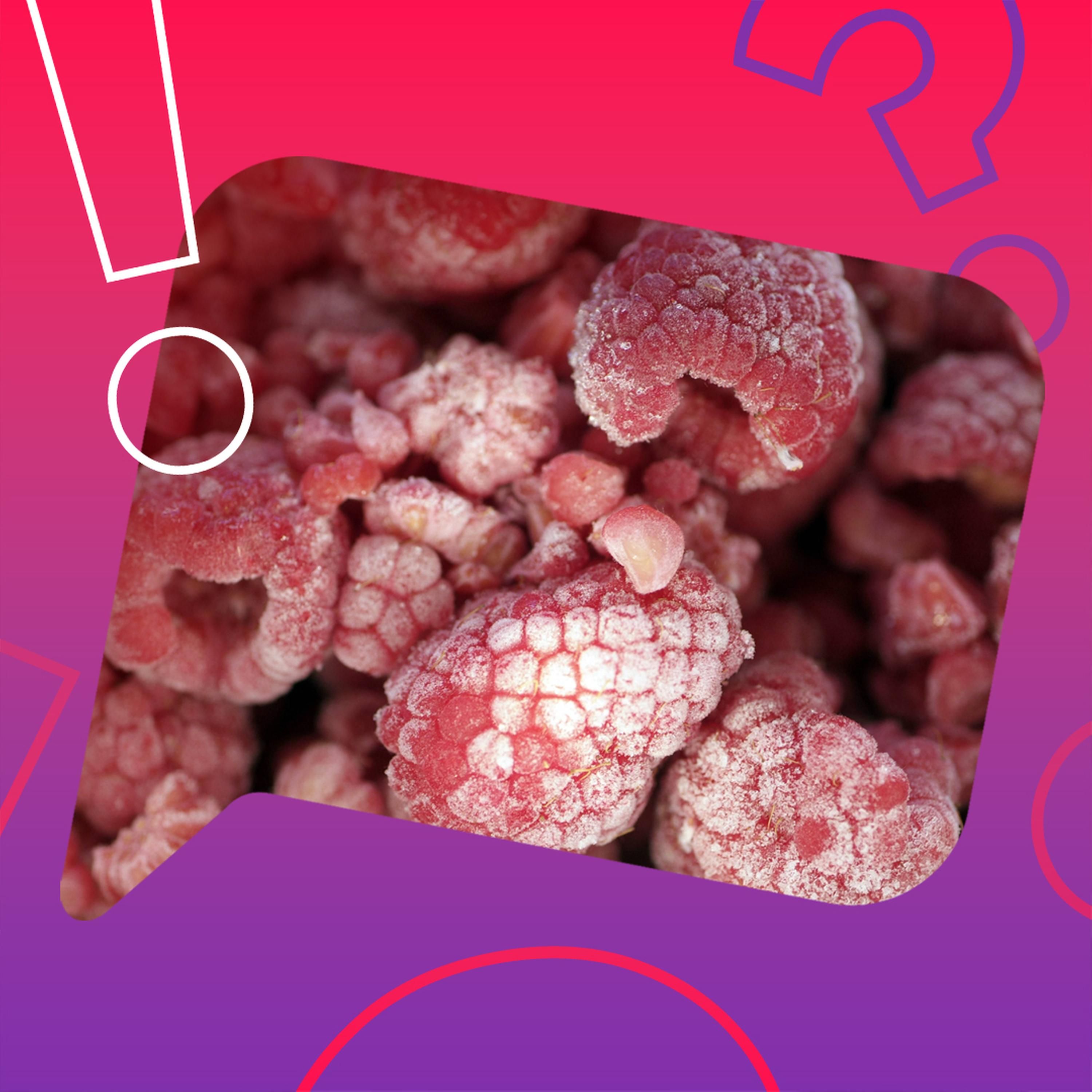 Darf man gefrorenes Obst nicht essen?