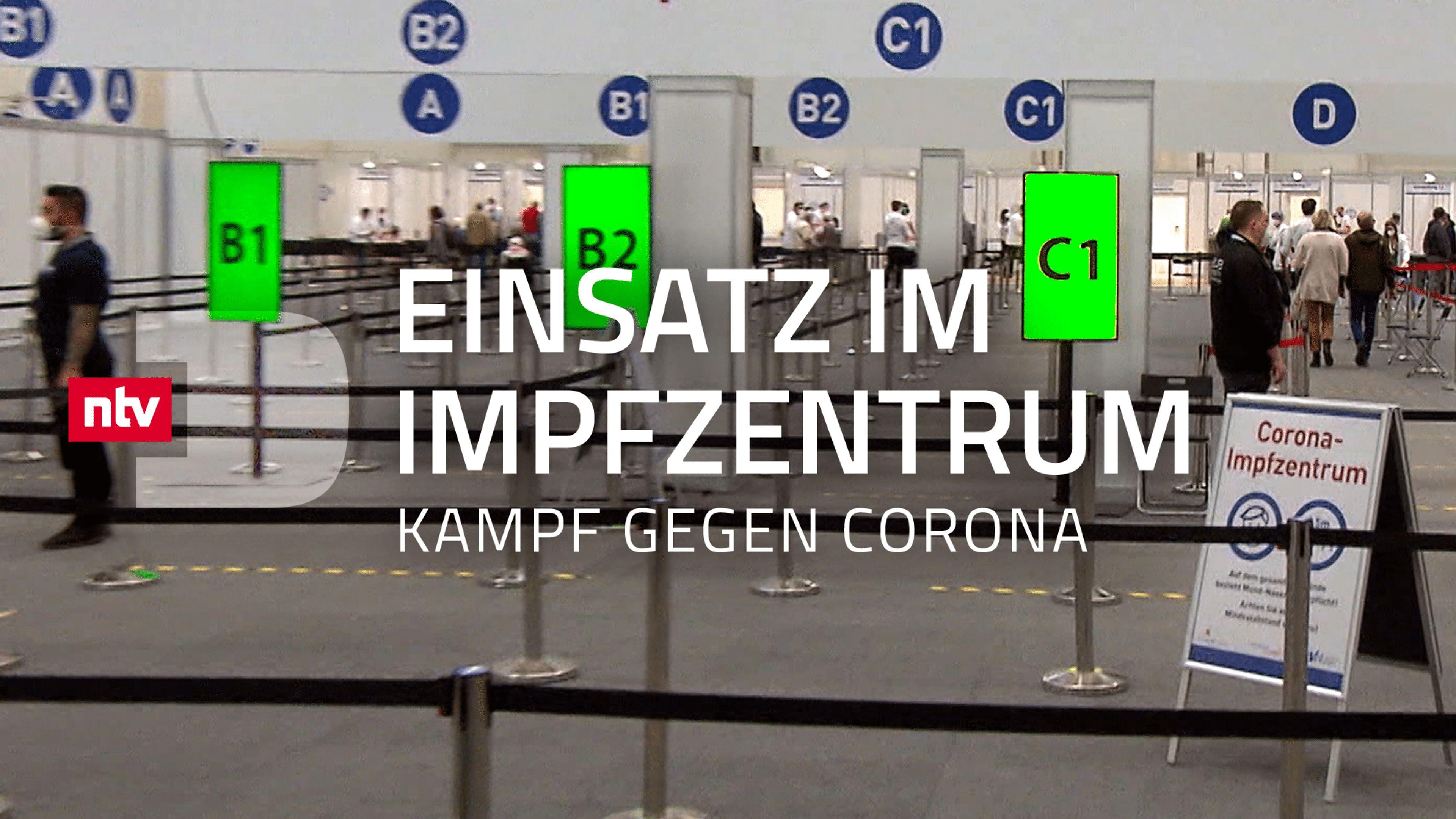 Einsatz im Impfzentrum - Kampf gegen Corona