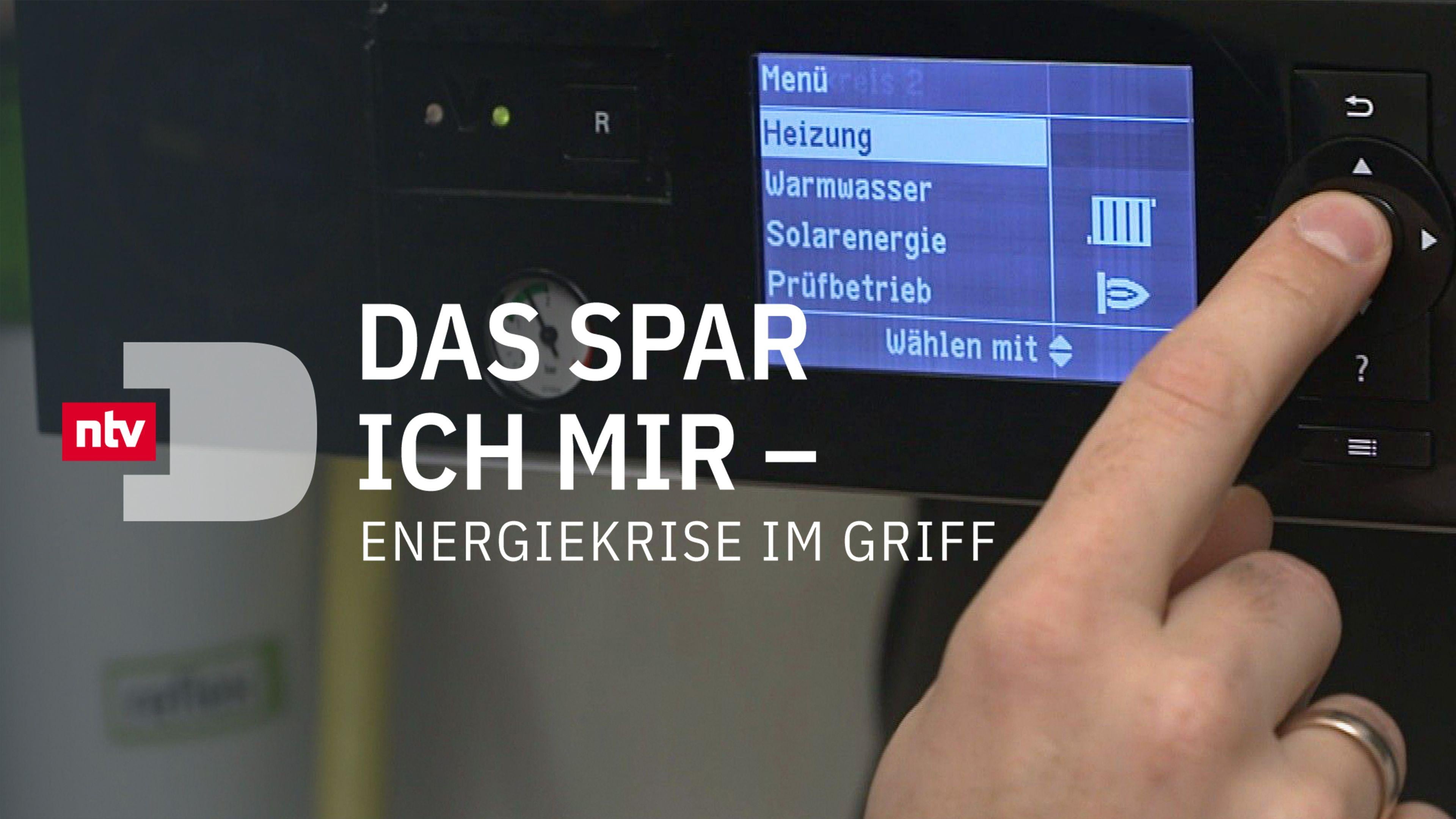 Das spar ich mir - Energiekrise im Griff