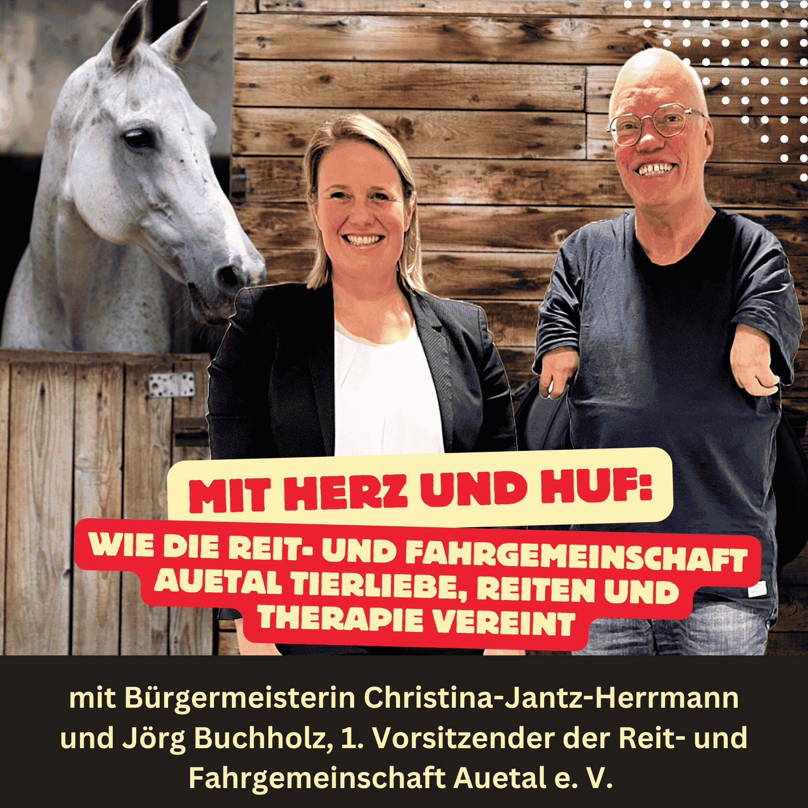 Folge 31: Mit Herz und Huf - Wie die Reit- und Fahrgemeinschaft Auetal Tierliebe, Reiten und Therapie vereint