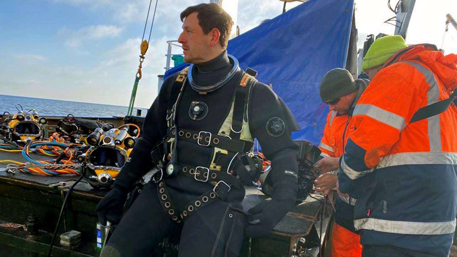 Riskanter Job in der Wohlenberger Wiek