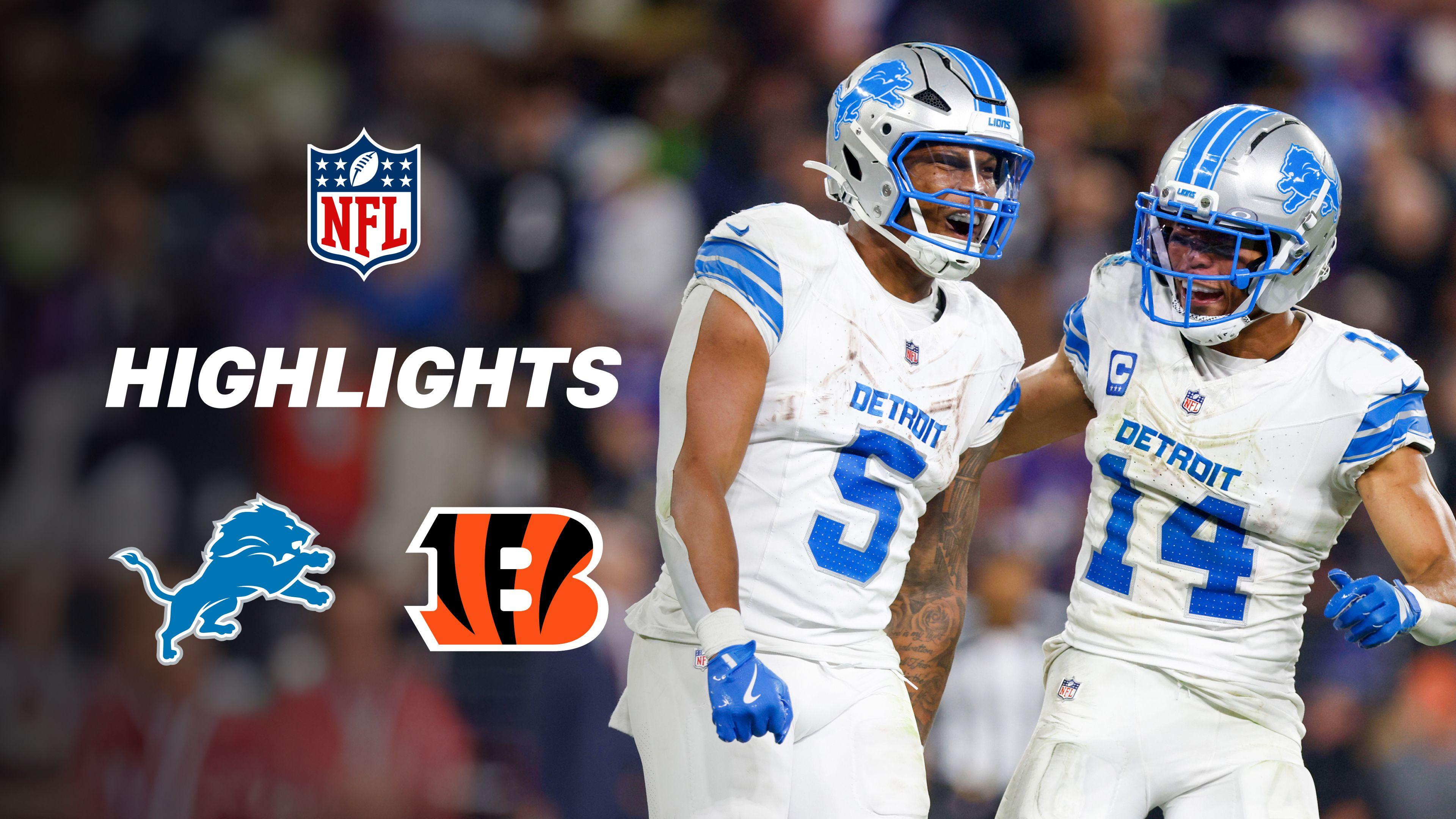 WEEK 5: Detroit Lions at Cincinnati Bengals - Highlights