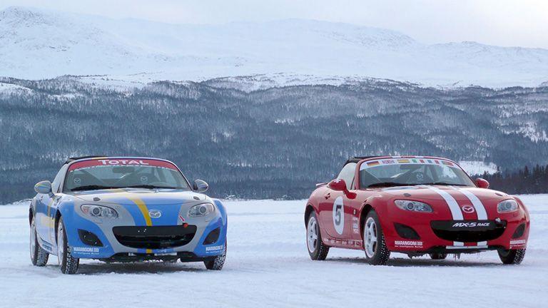 Reportage - Mazda Ice Race | Service - Vergleich Navigationssysteme | Aus zweiter Hand - Det sucht günstige Luxuslimousine