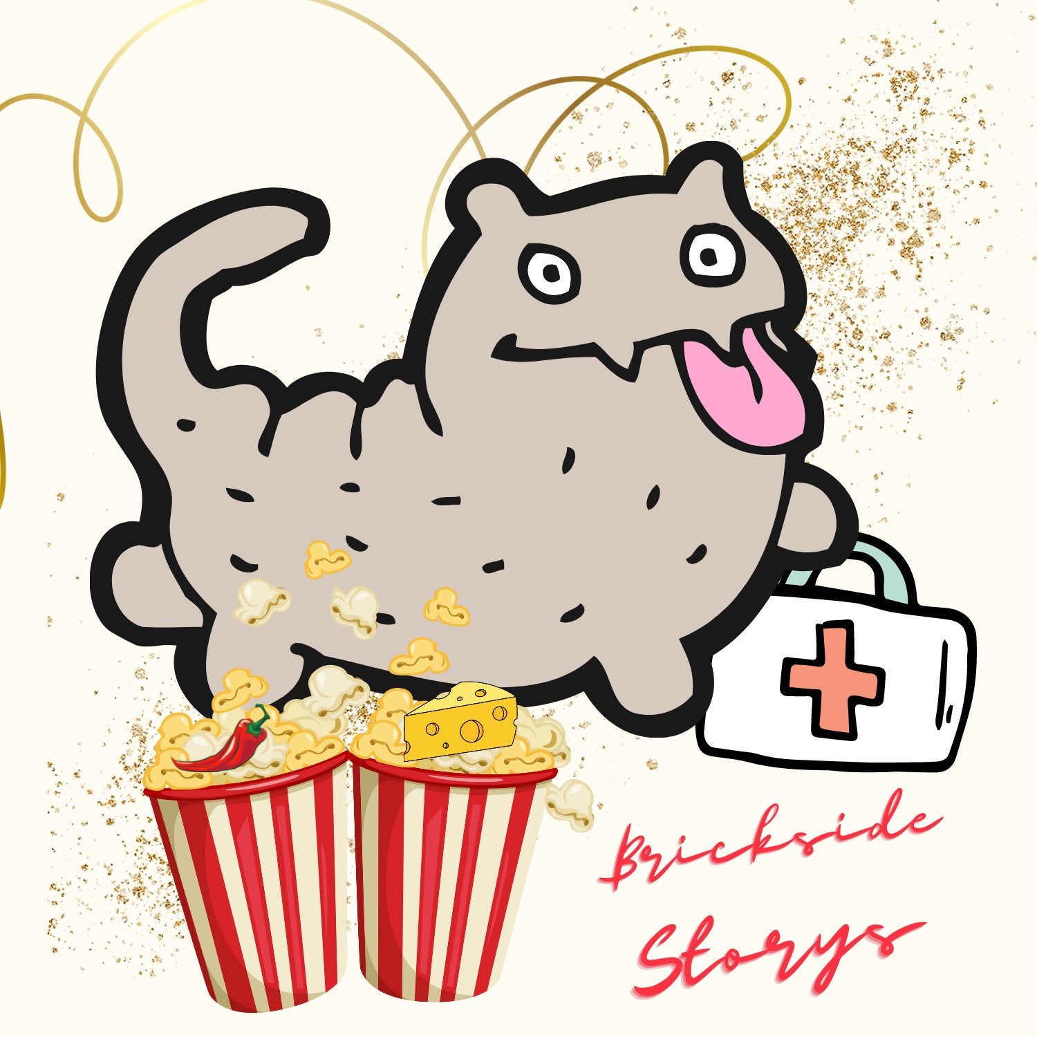Dicke Hunde & Käse-Popcorn