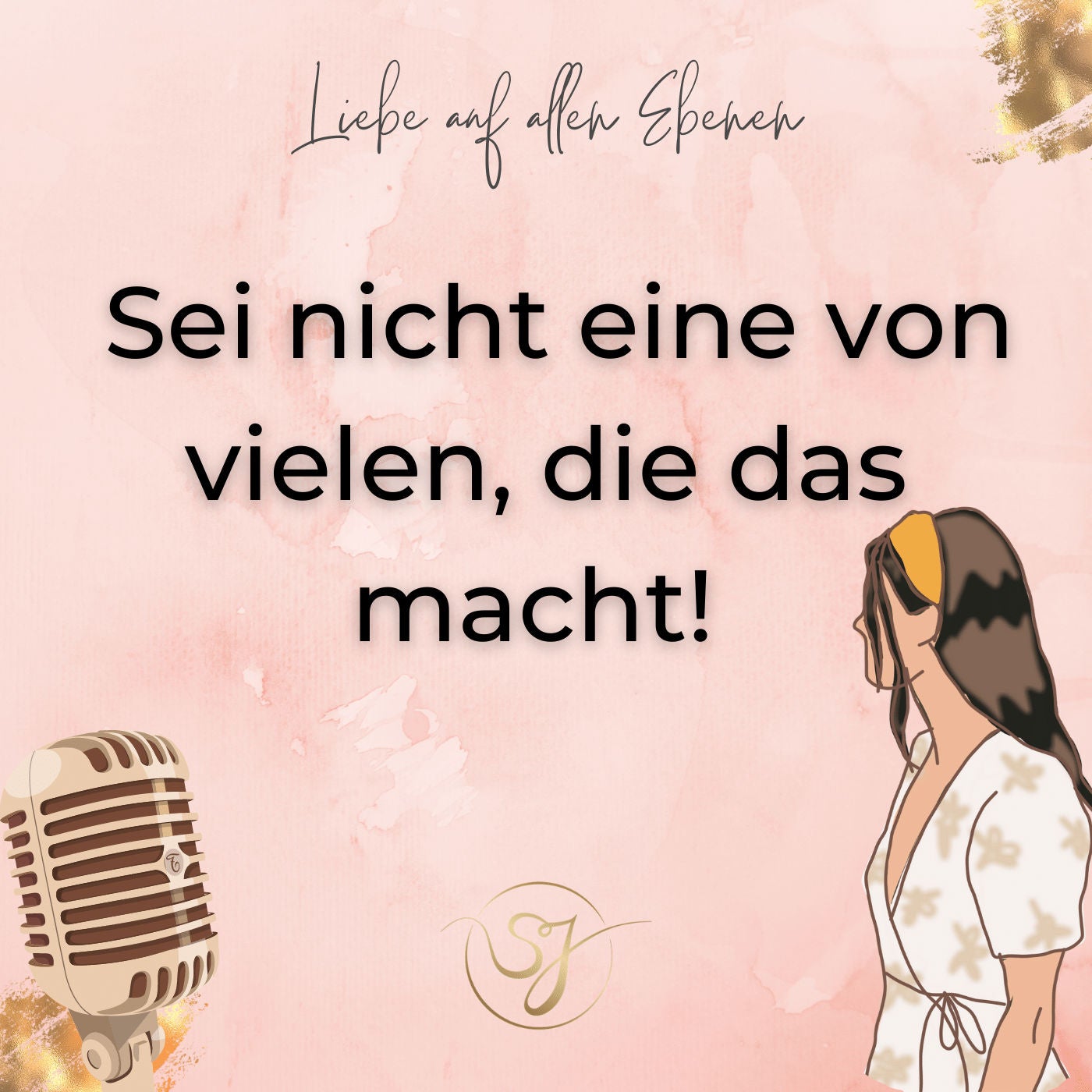 Sei nicht eine von vielen, die das macht!