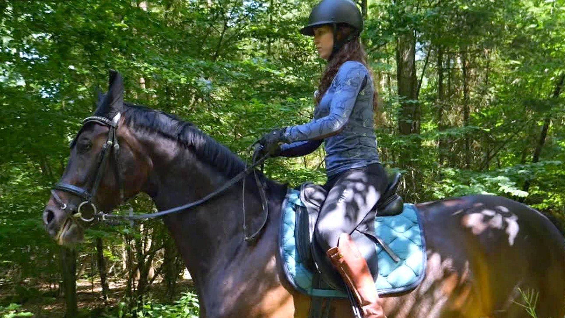Neila ist beim Ausreiten vollkommen unberechenbar.