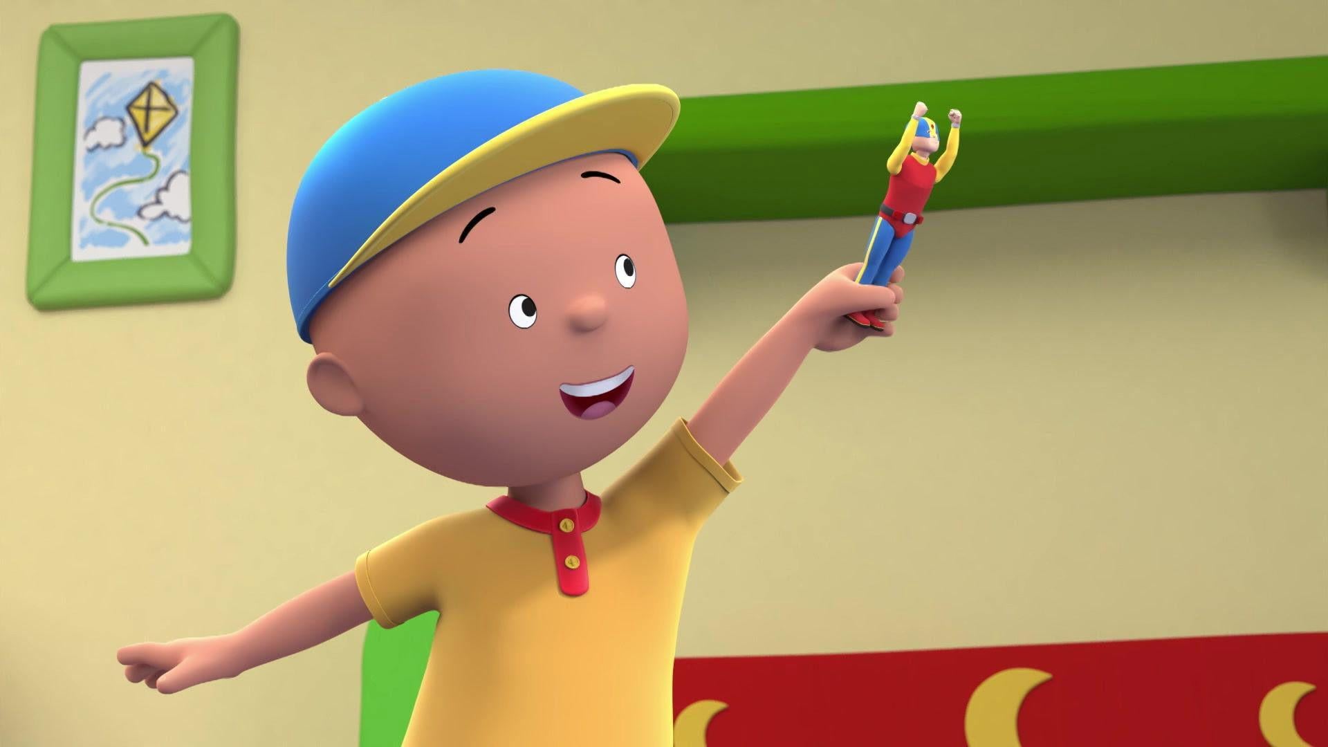 Caillou hat einen schwierigen Job