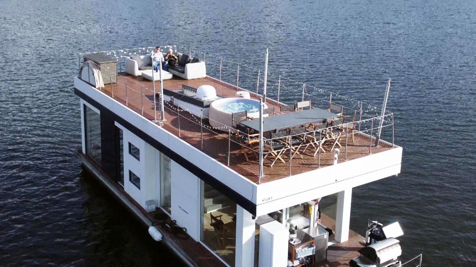Hausboot-Berlin / Shabby Chic Wohnung / Alte Fabrik