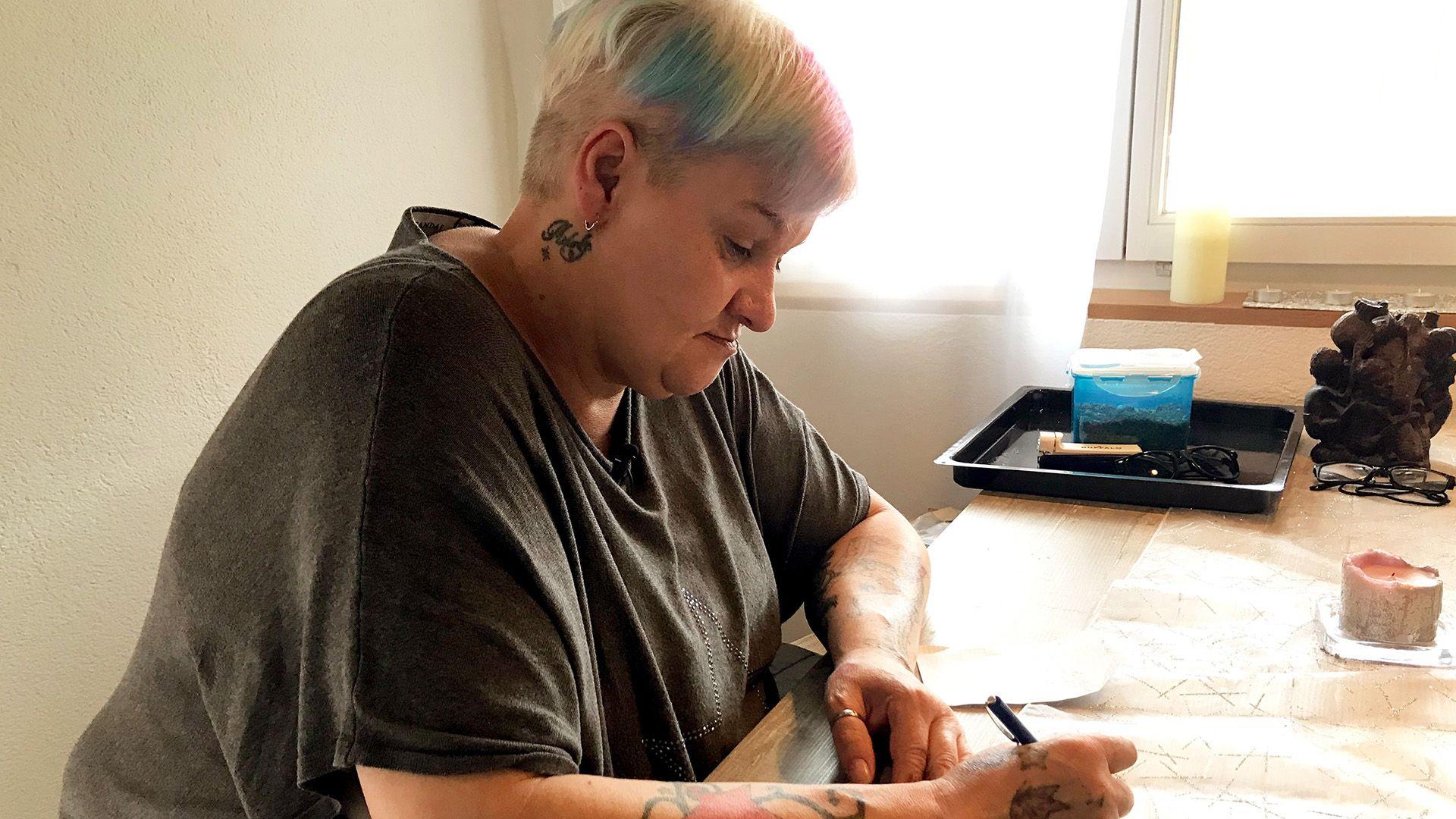 Maria tauscht mit Judith