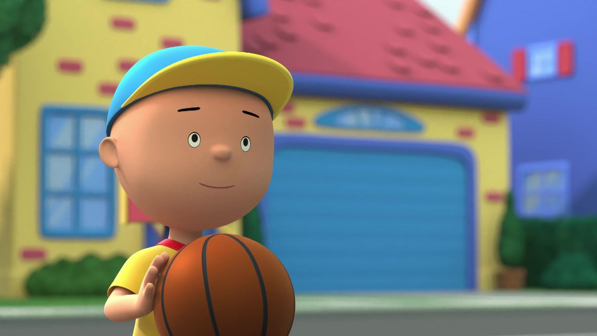 Caillou spielt Basketball