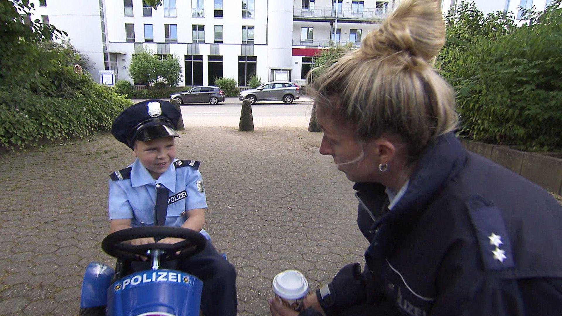 5-Jähriger will Polizist werden