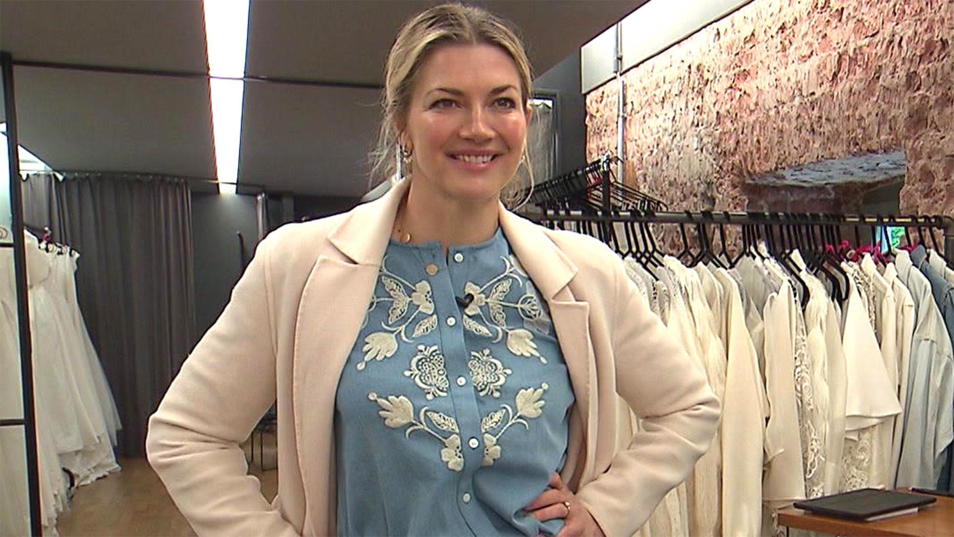 Nina Bott auf Brautkleidsuche