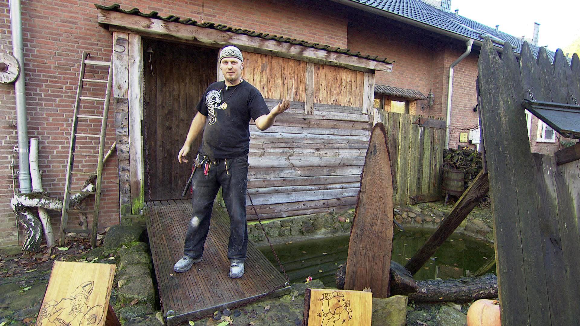 Eine Sauna für die Ritterburg